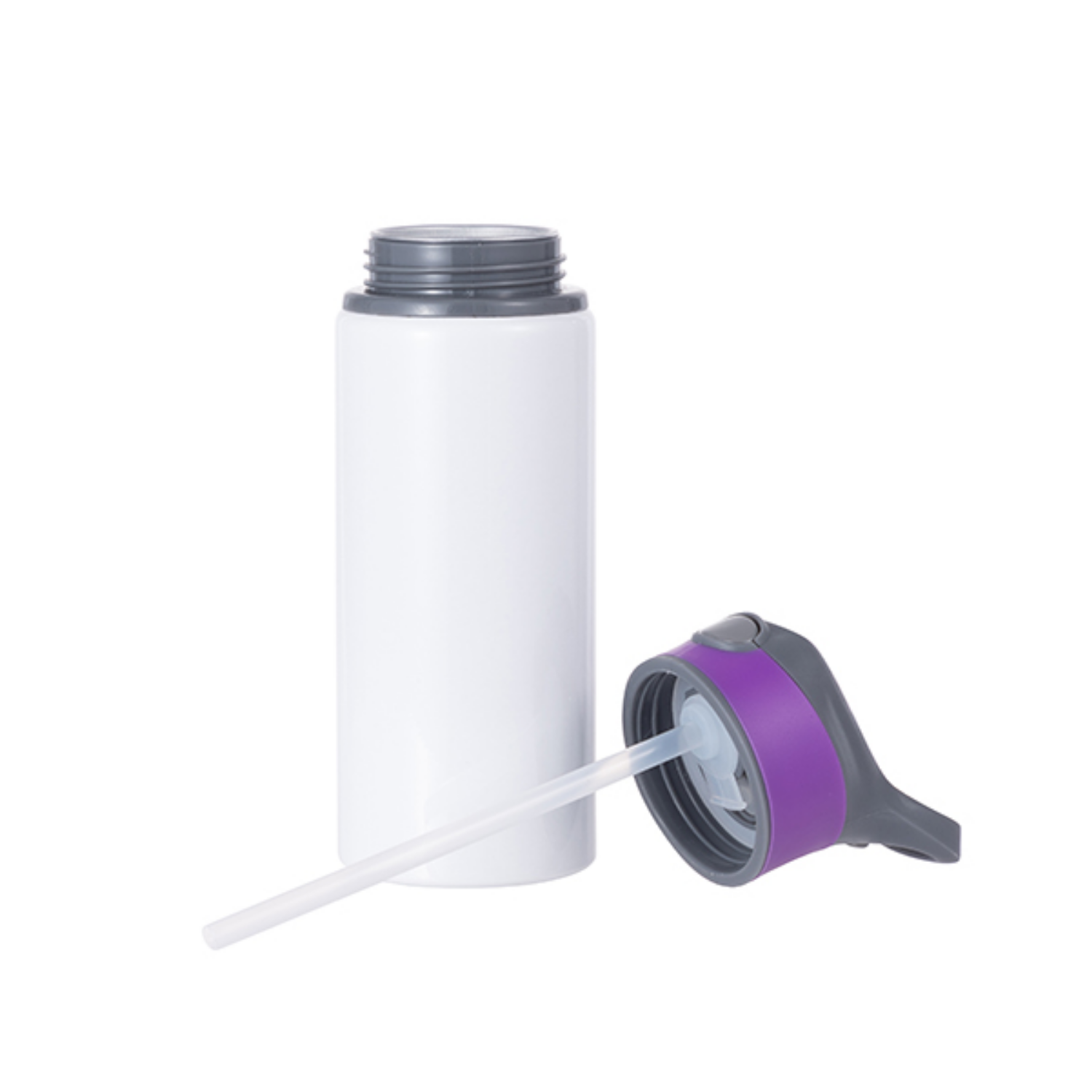 Botella de Agua | Aluminio | 22 oz | Tapa Morada