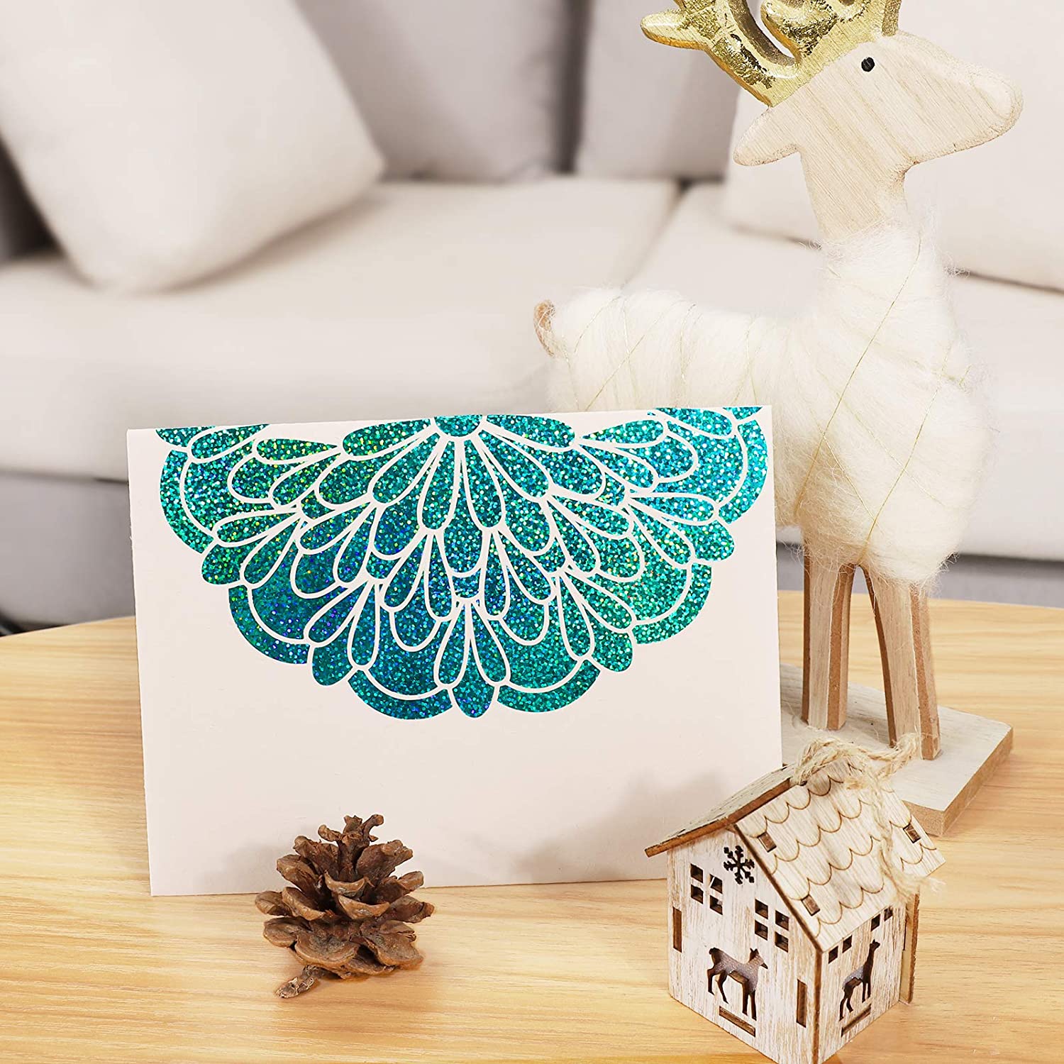 Vinil Adhesivo | Sparkle Green | Ancho 12" - Promo Viniles Panamá