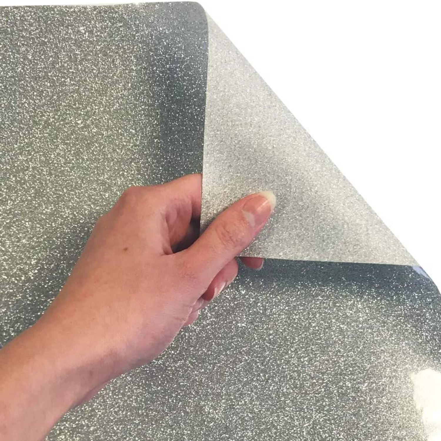 Siser Glitter® Vinil Textil Térmico | Plateado | Silver 11.8"