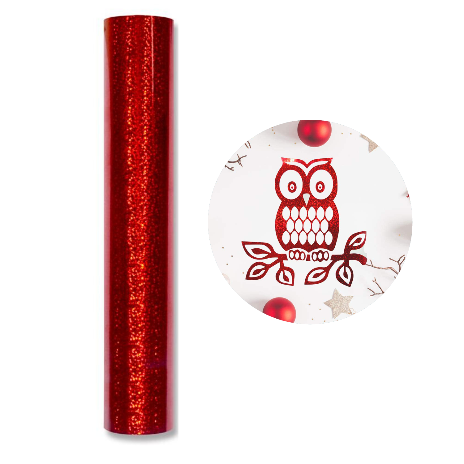 Vinil Adhesivo | Sparkle Red | Ancho 12" - Promo Viniles Panamá