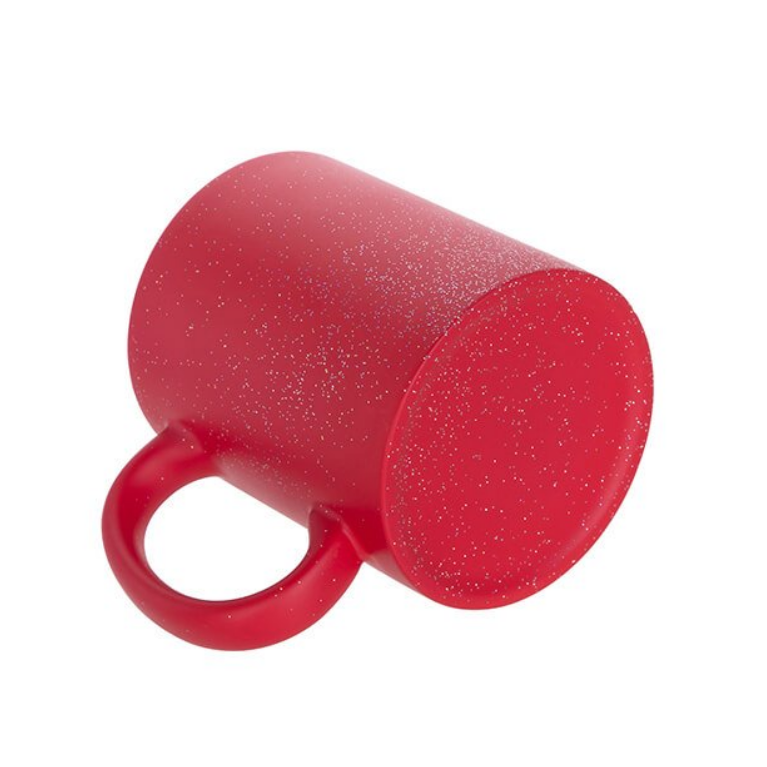 Taza de Cerámica Mágica Starsky | Roja Mate con escarcha | 11oz