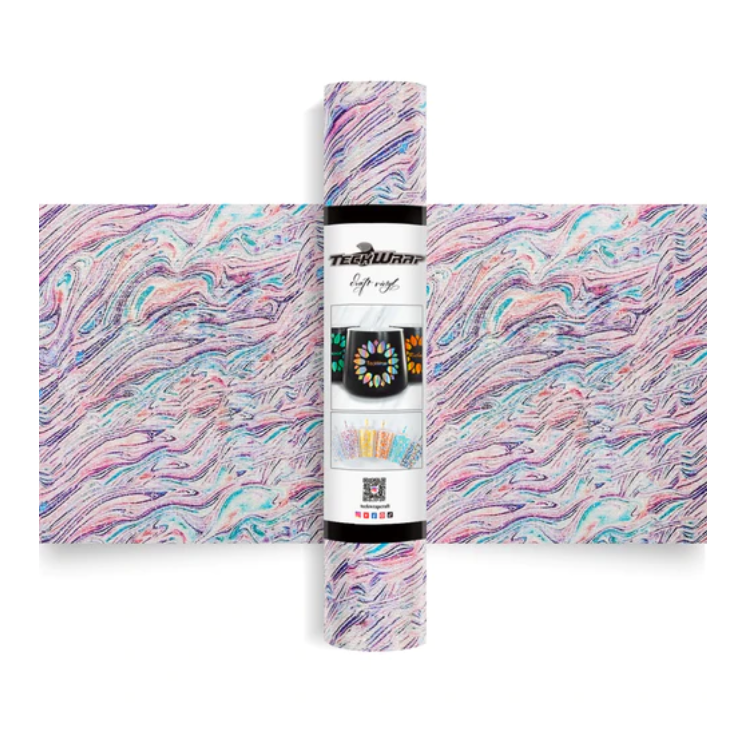 Vinil Adhesivo | Permanente | Swirl Marble | Ancho 12"