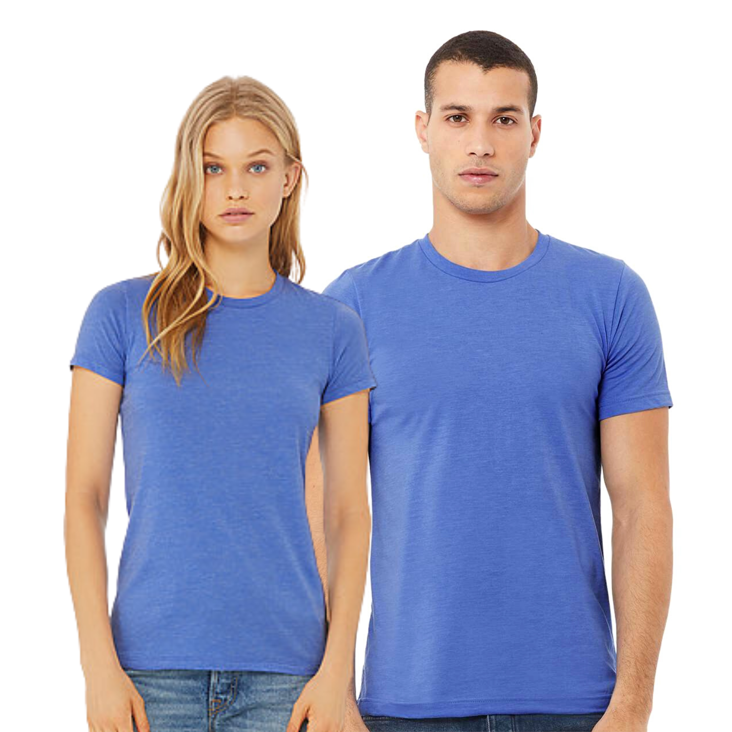 Bella Canvas 3001CVC | Heather Columbia Blue | UNISEX