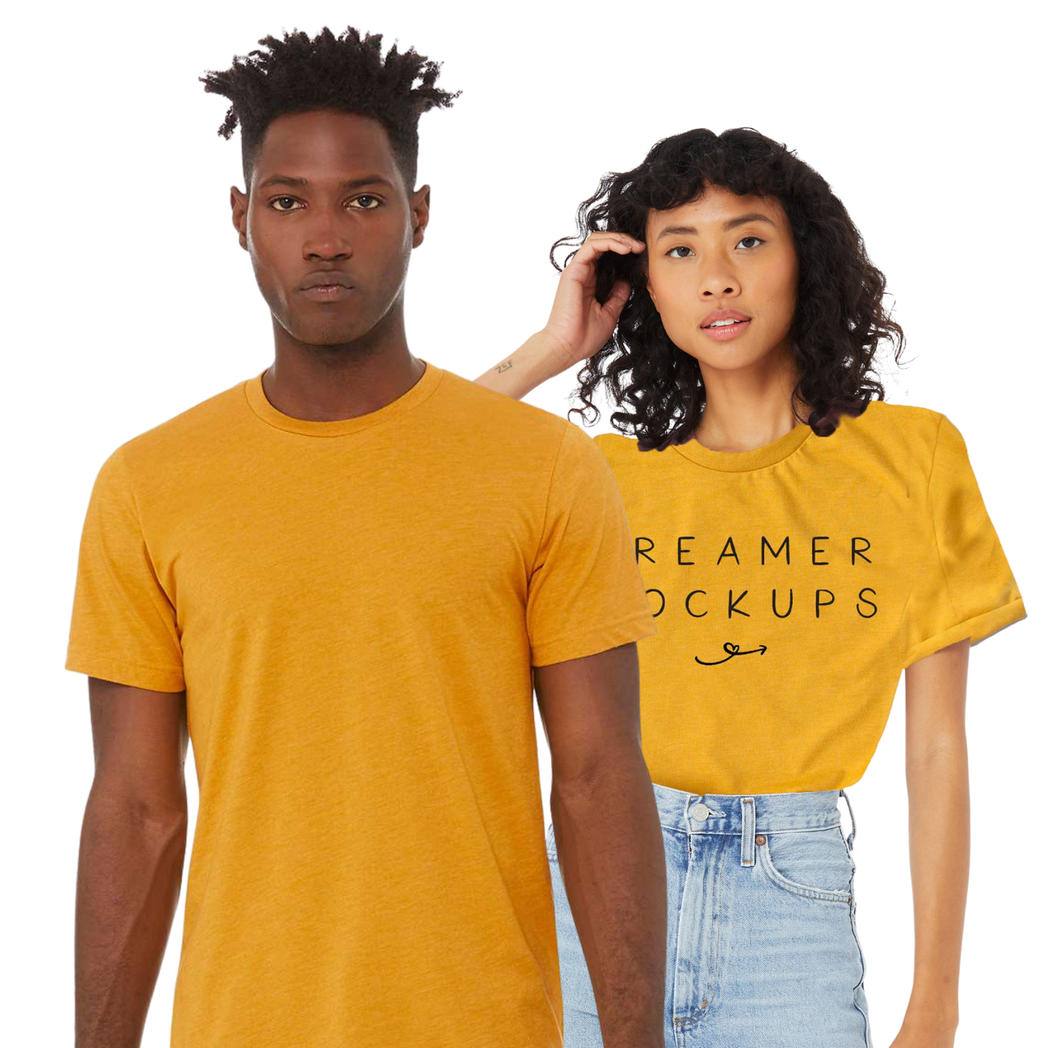 Bella Canvas 3001CVC | Heather Mustard | UNISEX