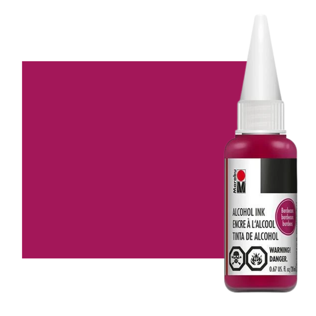 Alcohol Inks | 034 Bordeaux