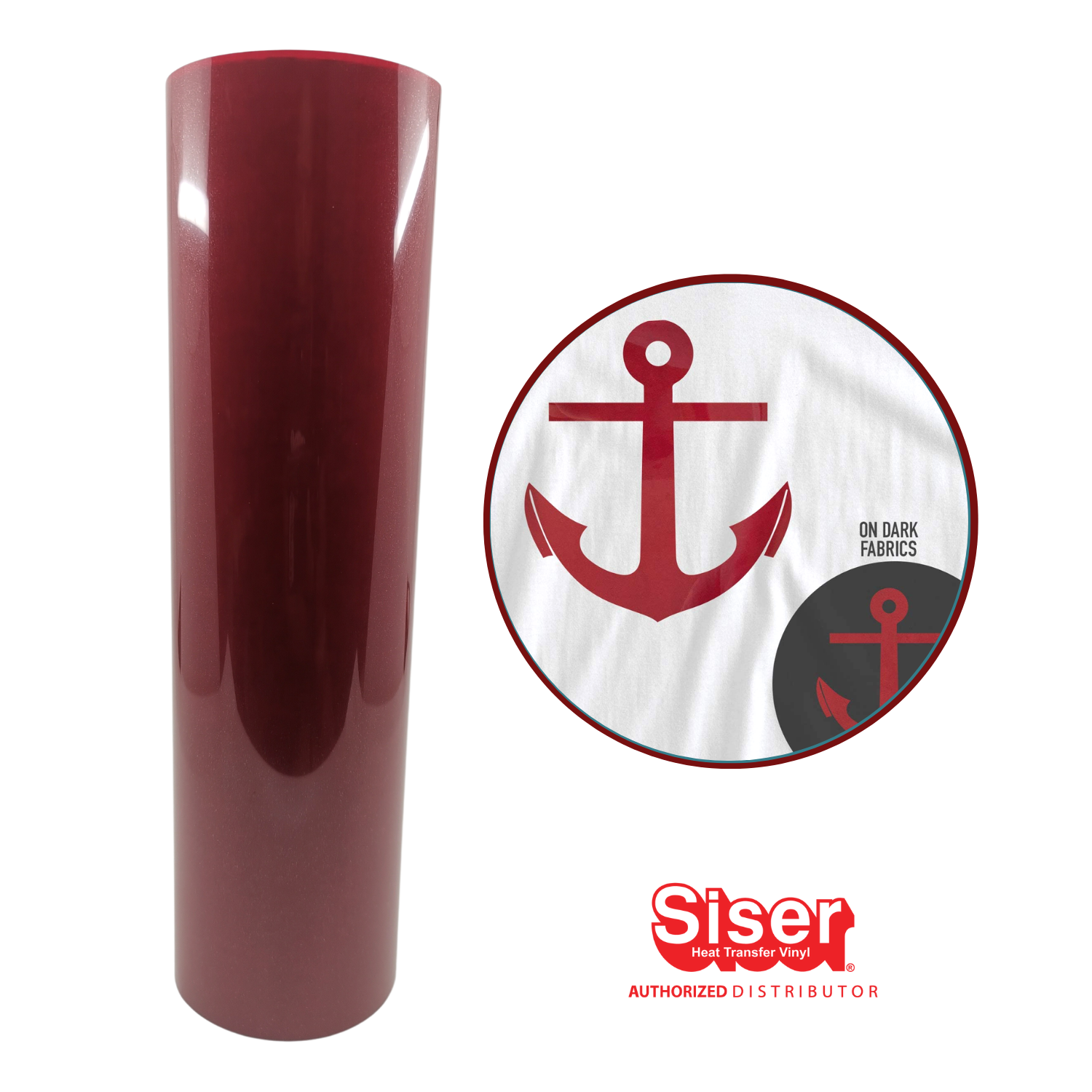 Siser EasyWeed Vinil Textil Térmico | Cardinal | Ancho 12"