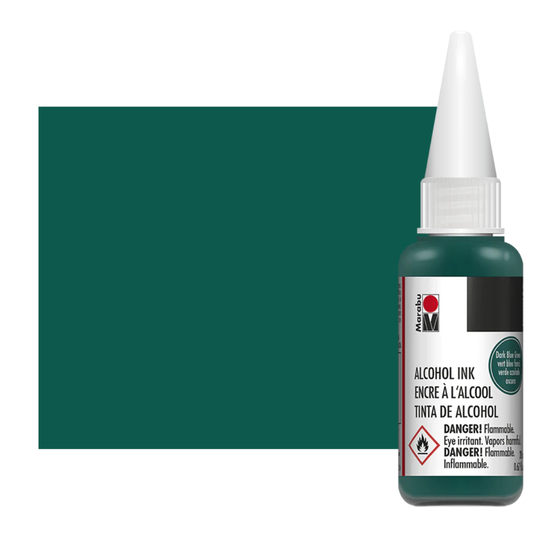 Alcohol Inks | 060 Dark Blue Green