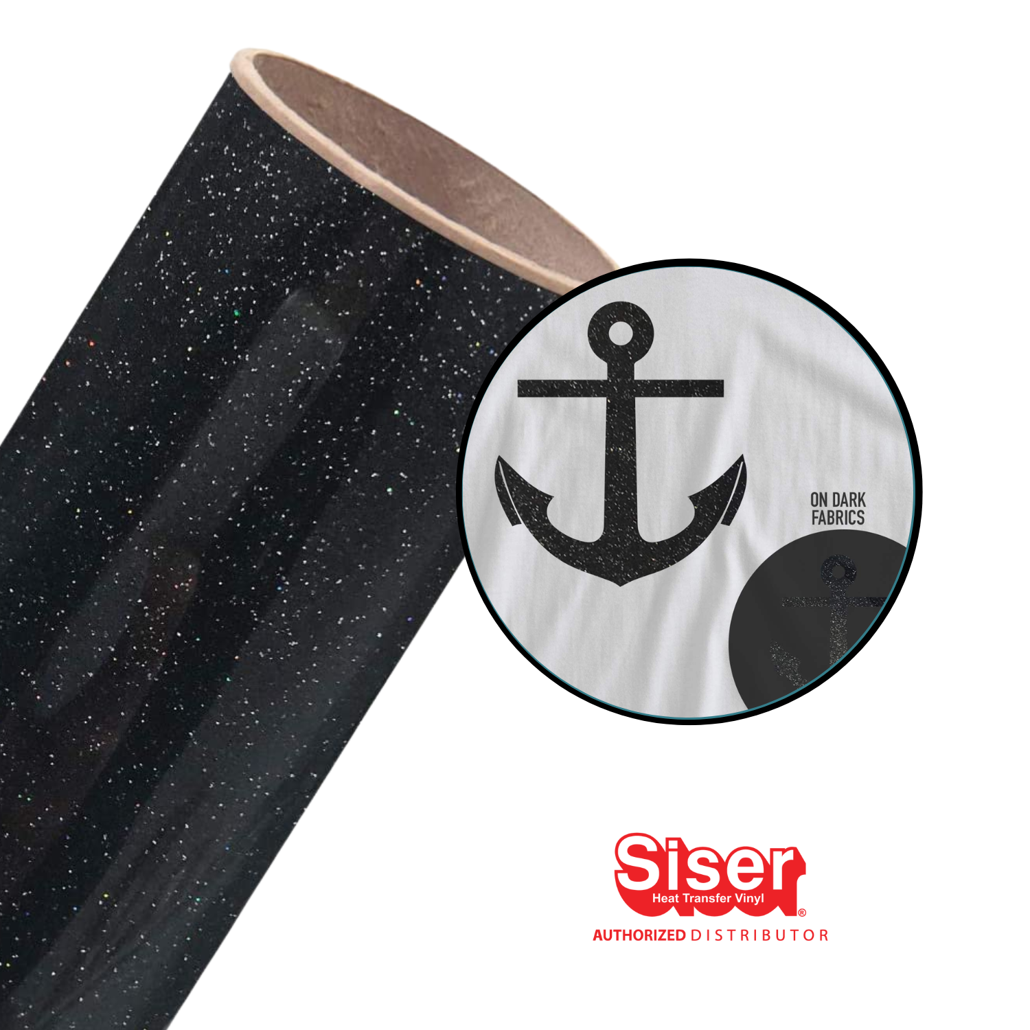 Siser Glitter® Vinil Textil Térmico | Negro Arcoiris | Galaxy Black 11.8"
