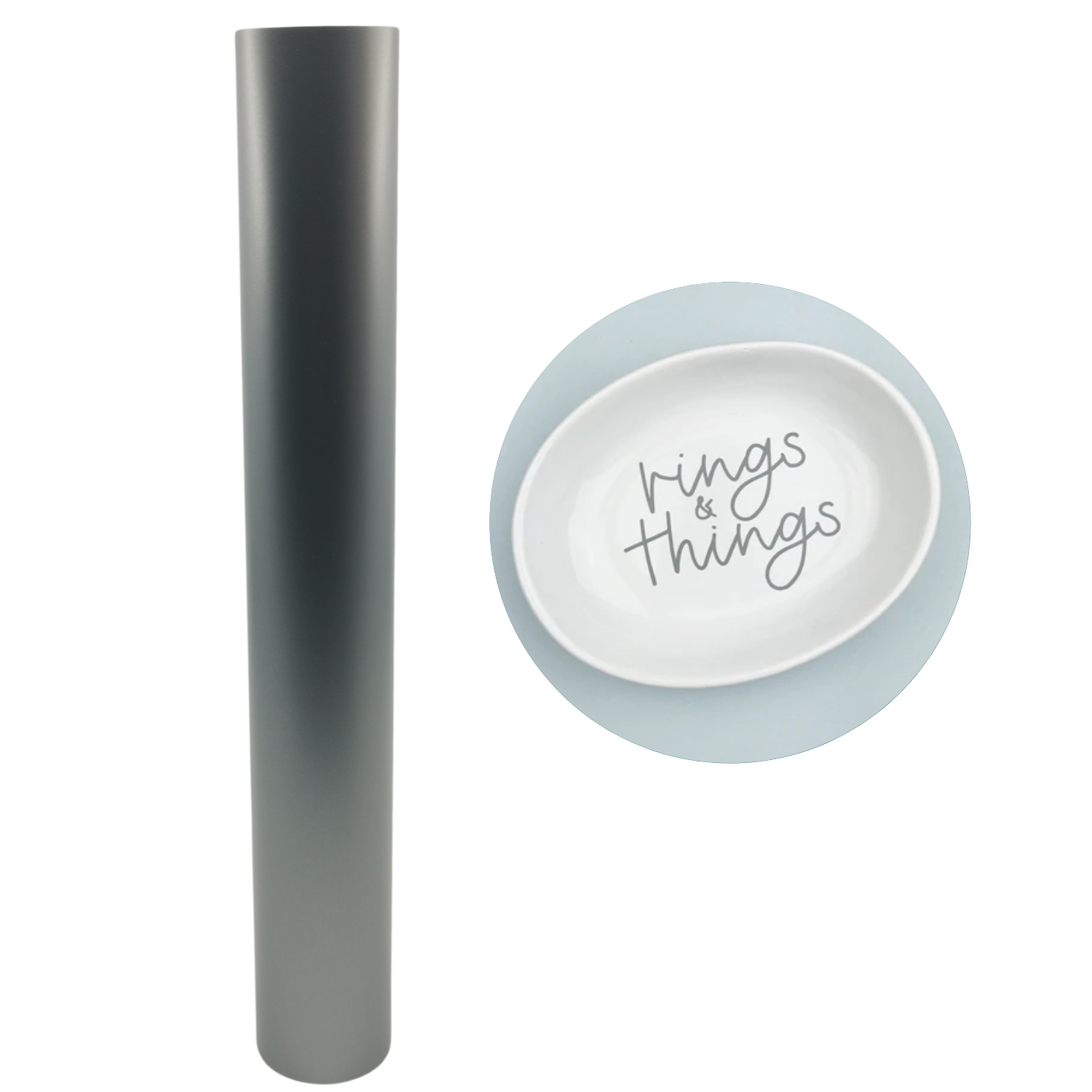 Vinil Adhesivo | Matte Silver | Ancho 12"