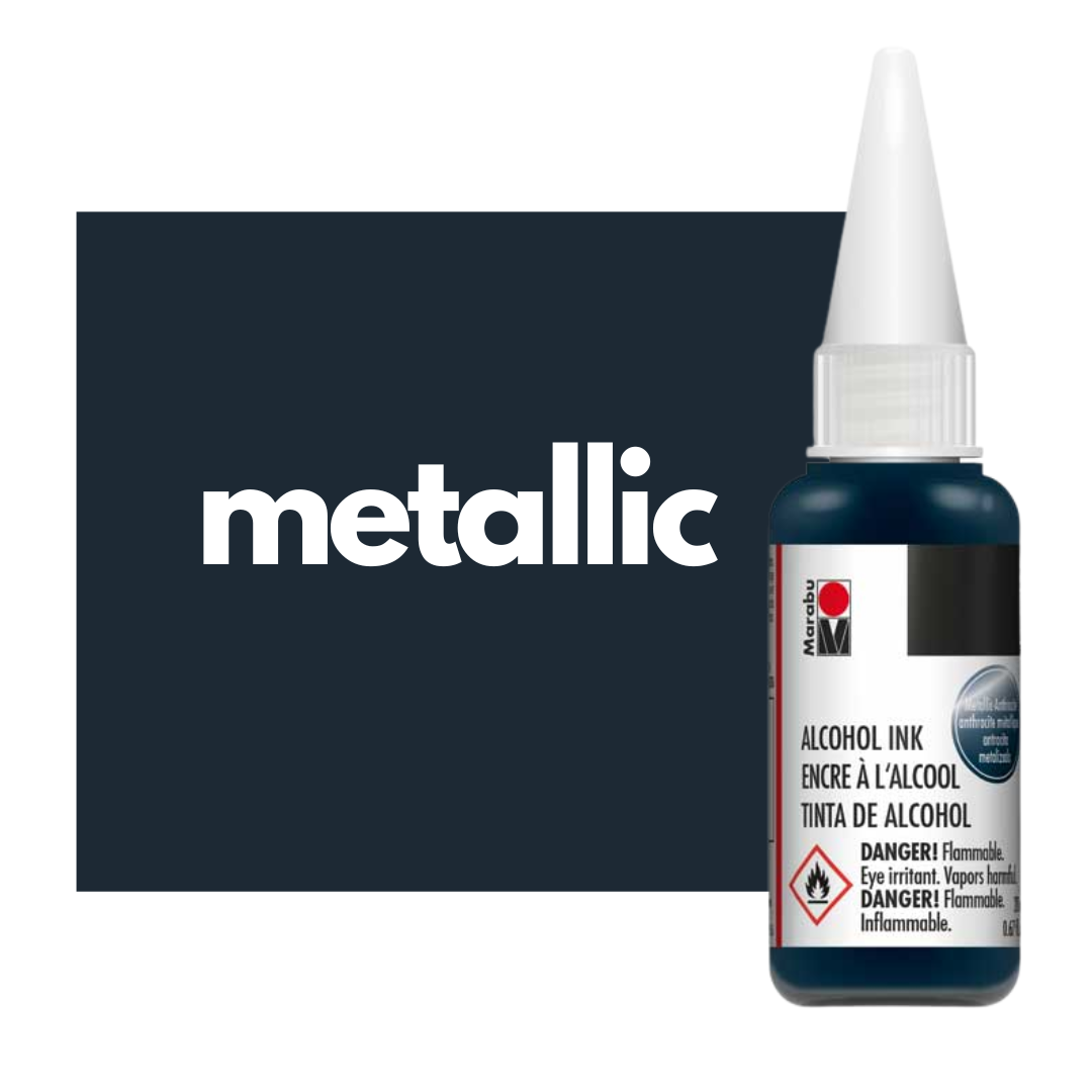 Alcohol Inks | 772 Metallic Anthracite
