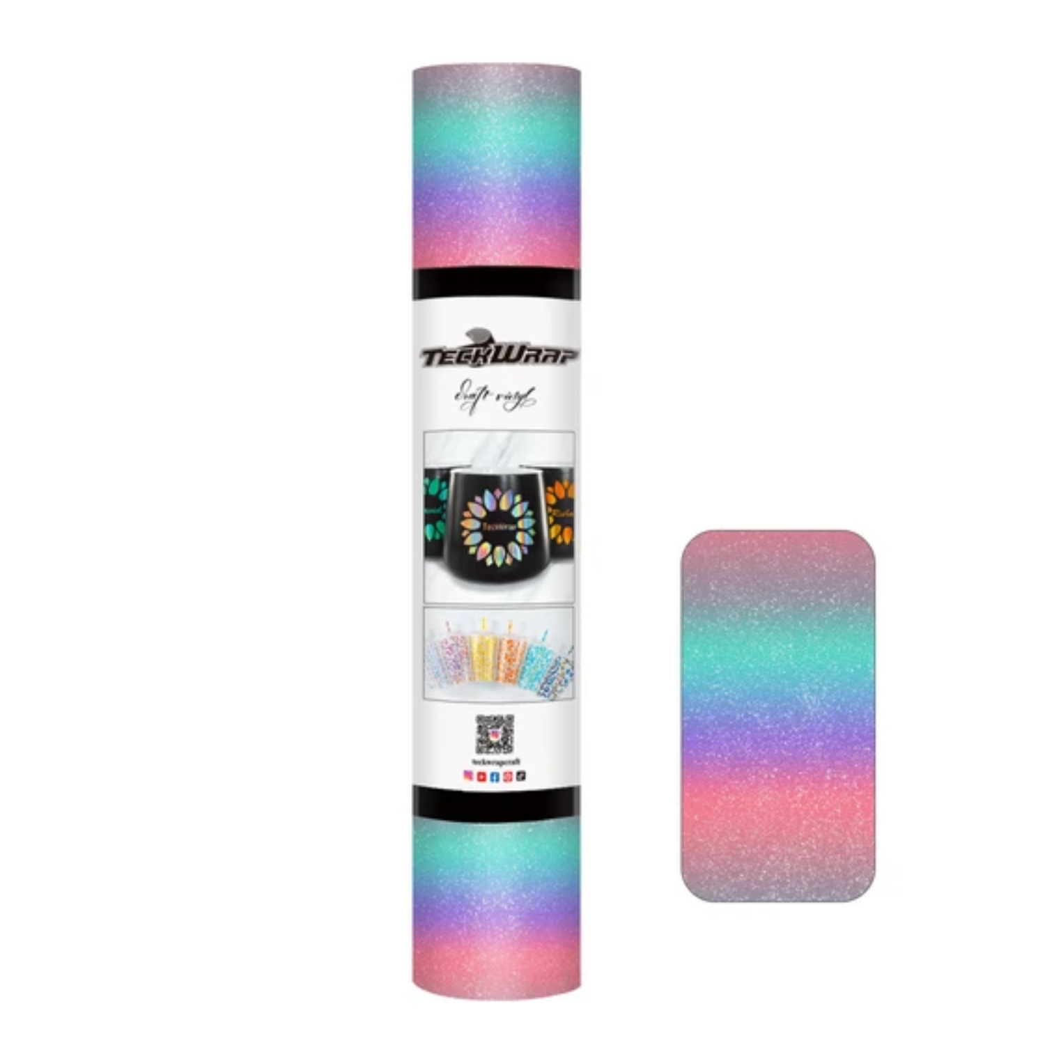 Vinil Adhesivo | Permanente | Pink Cyan | Ancho 12"