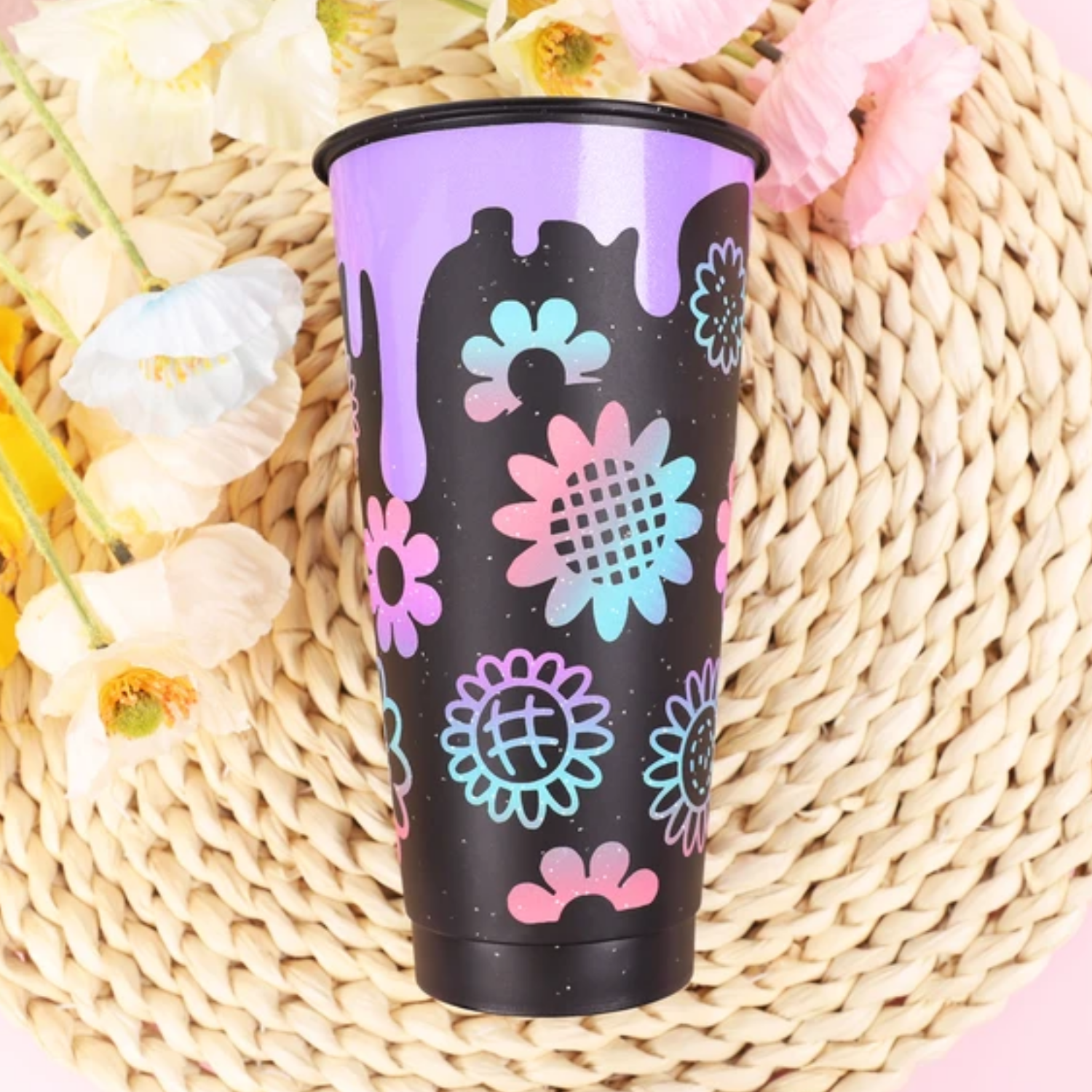 Vinil Adhesivo | Teckwrap | Pink Cyan | Ancho 12"