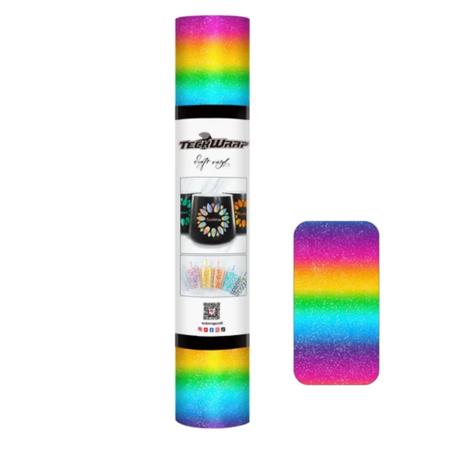 Vinil Adhesivo | Permanente | Rainbow | Ancho 12"