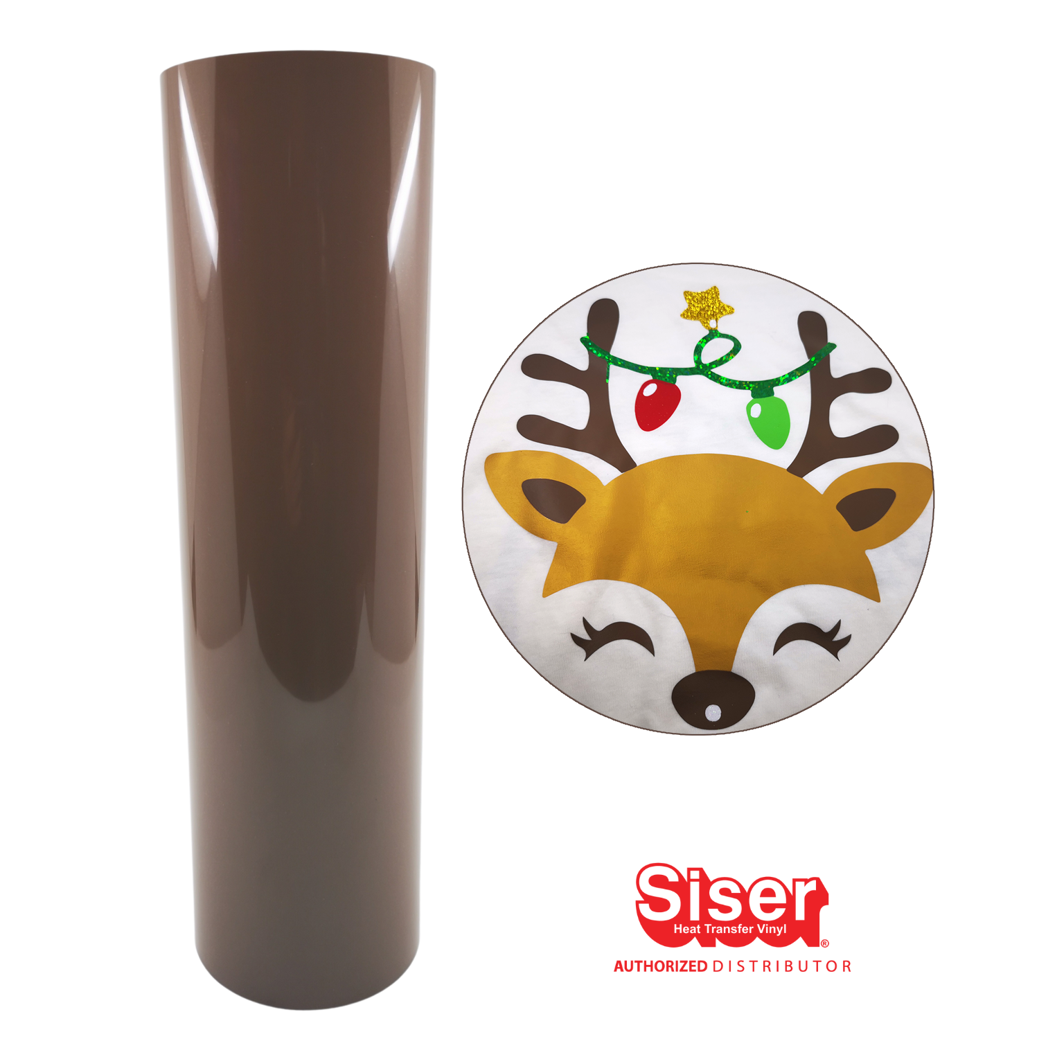 Siser EasyWeed Vinil Textil Térmico | Chocolate | Ancho 12"