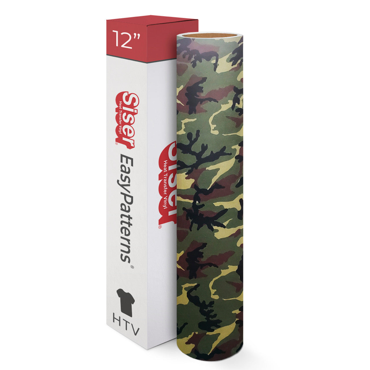 Siser - Siser EasyPatterns® Plus Vinil Térmico | Camo Green | Ancho 12" - Promo Viniles Panamá