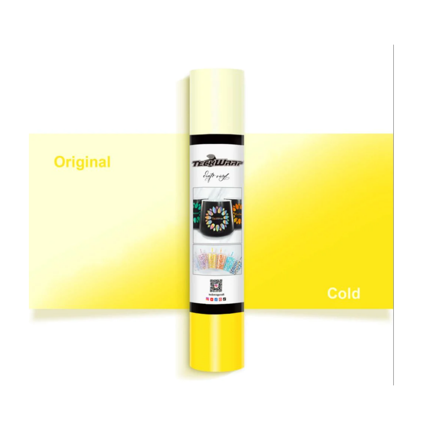 Vinil Adhesivo | Permanente | Clear to Yellow | Frío