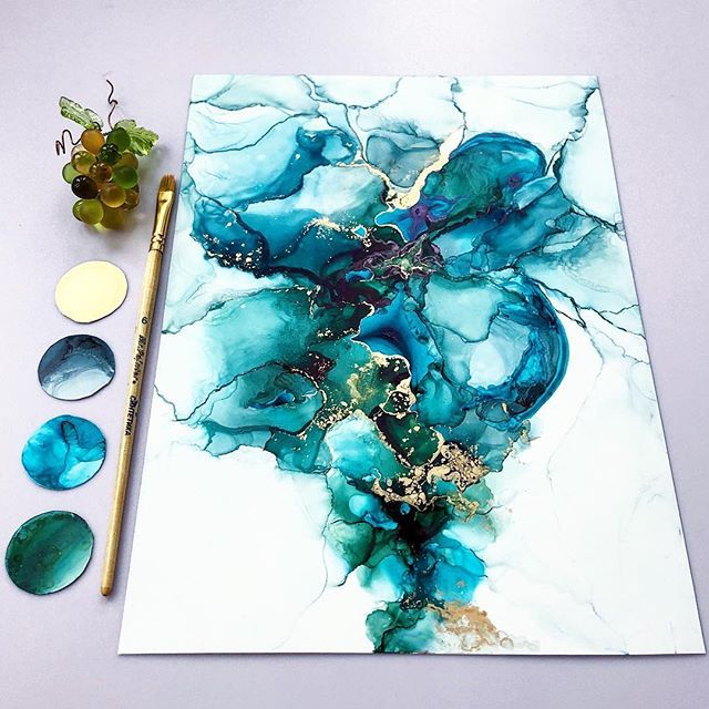 Alcohol Inks | 767 Metallic Green