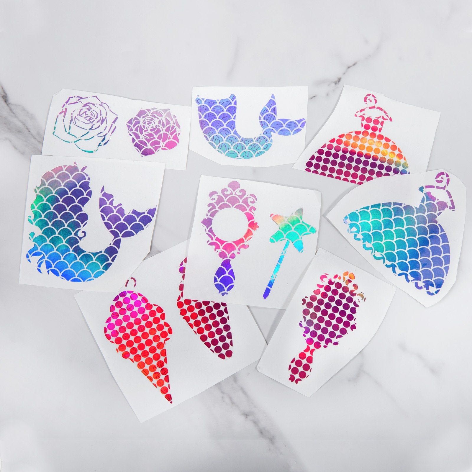 Vinil Adhesivo | Mermaid Light Purple | Ancho 12"