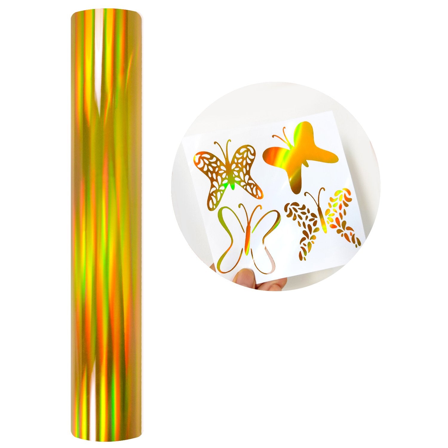 Vinil Adhesivo | Rainbow Luxury Gold | Ancho 12" - Promo Viniles Panamá