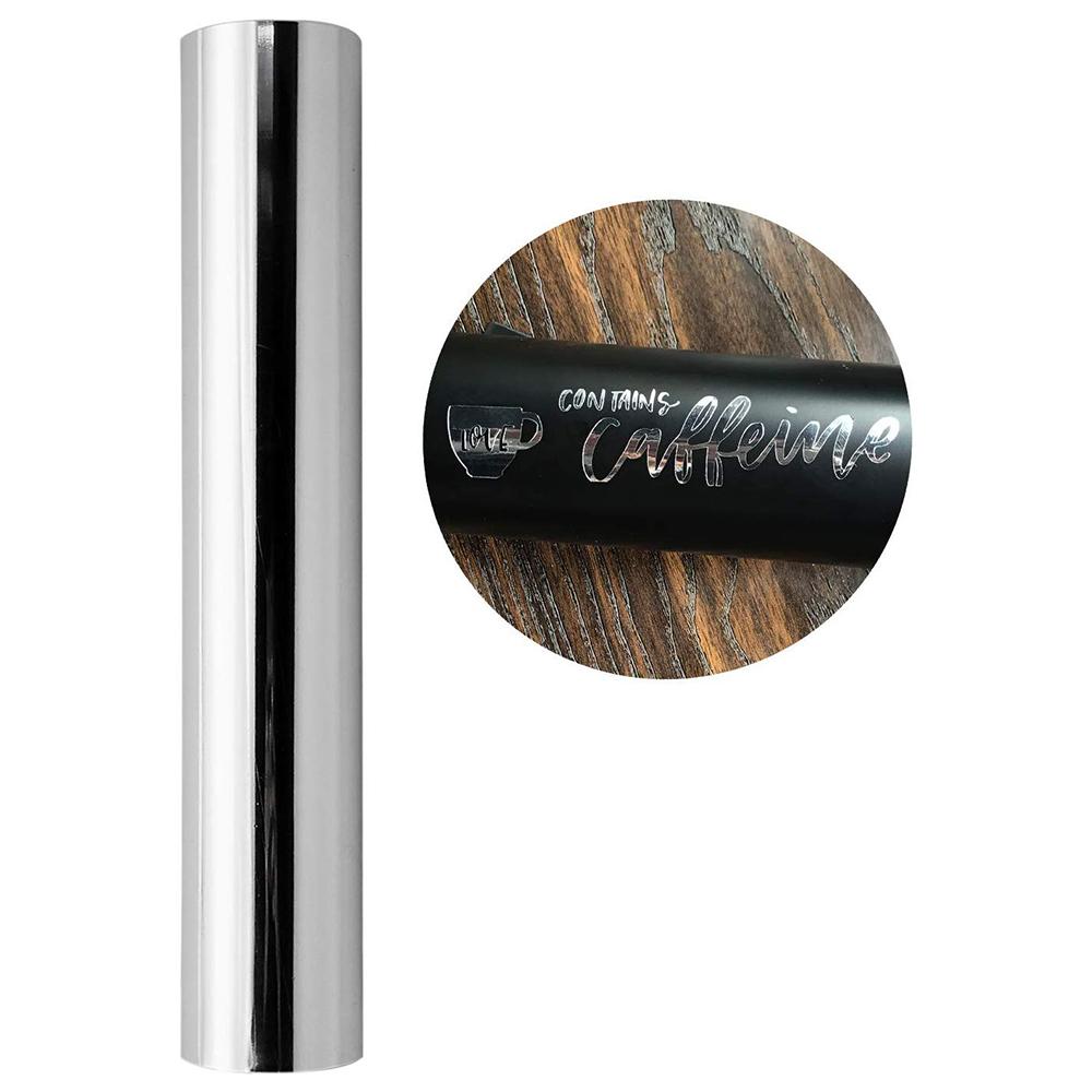 Vinil Adhesivo | Mirror Silver | Ancho 12" - Promo Viniles Panamá