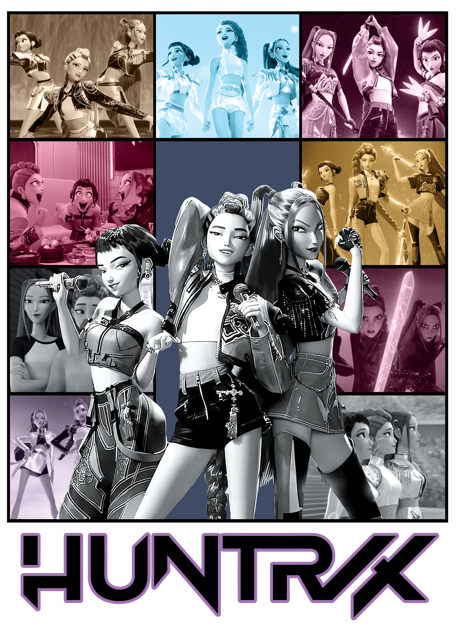 Huntrix Graduadas HUNTRIX - Kpop Demon Hunters