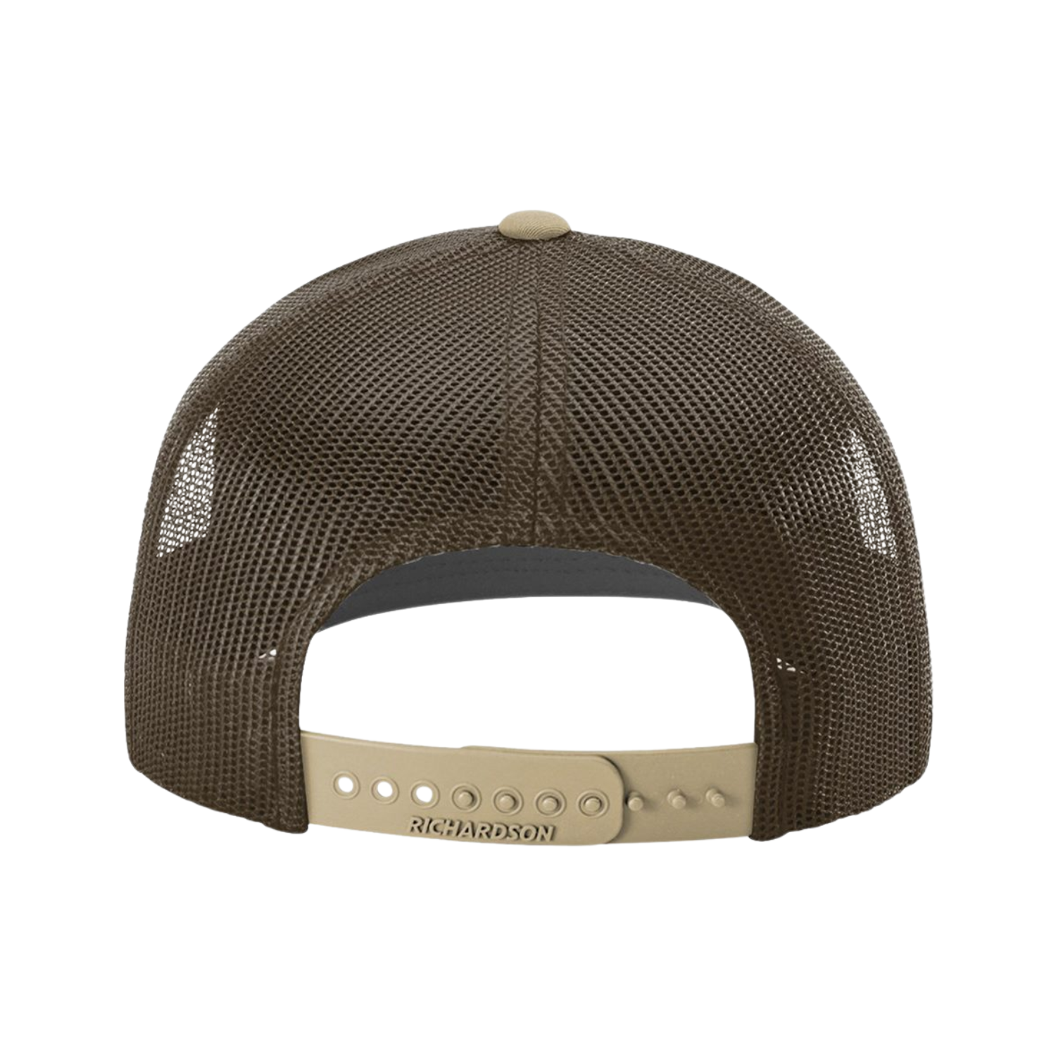 Richardson 112 | Adjustable Snapback Trucker Cap | Brown/ Khaki CMB