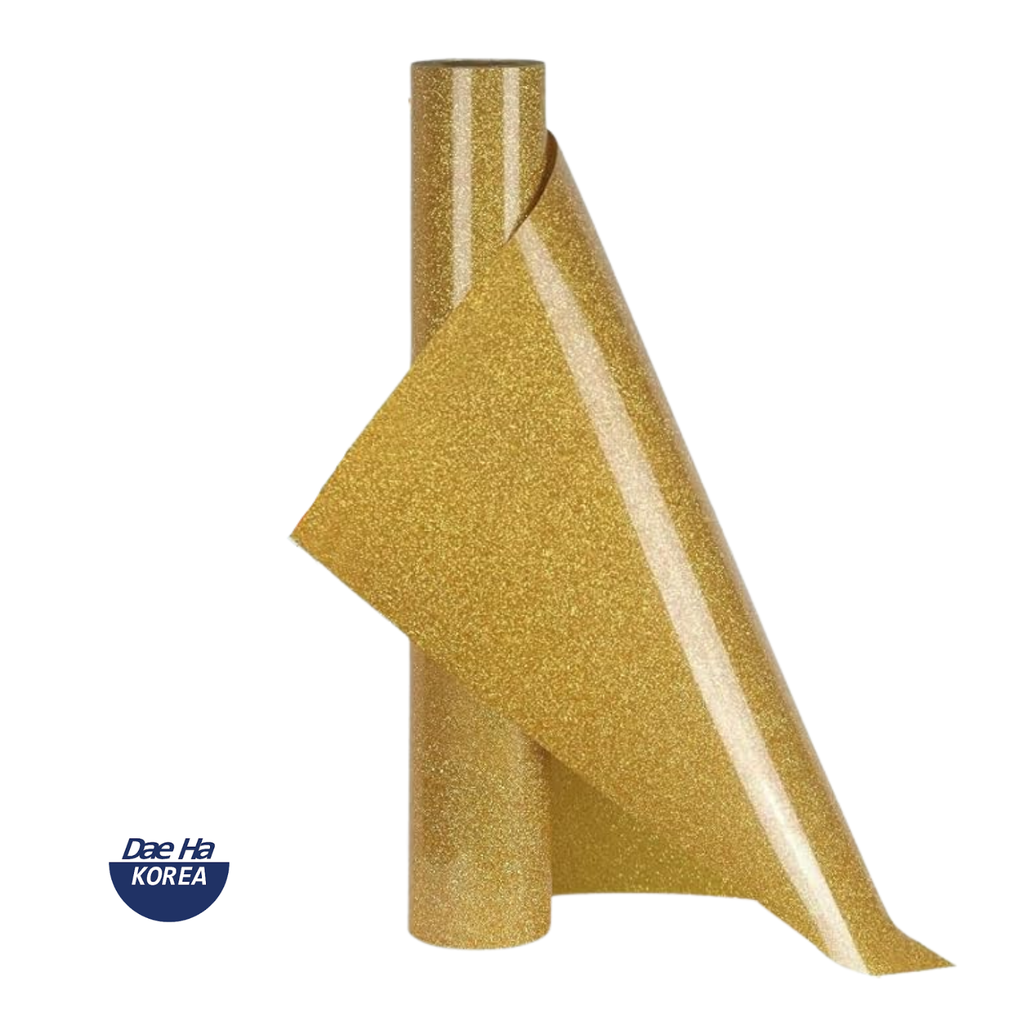 Dae Ha Glitter Vinil Textil Térmico | Gold | Ancho 20"