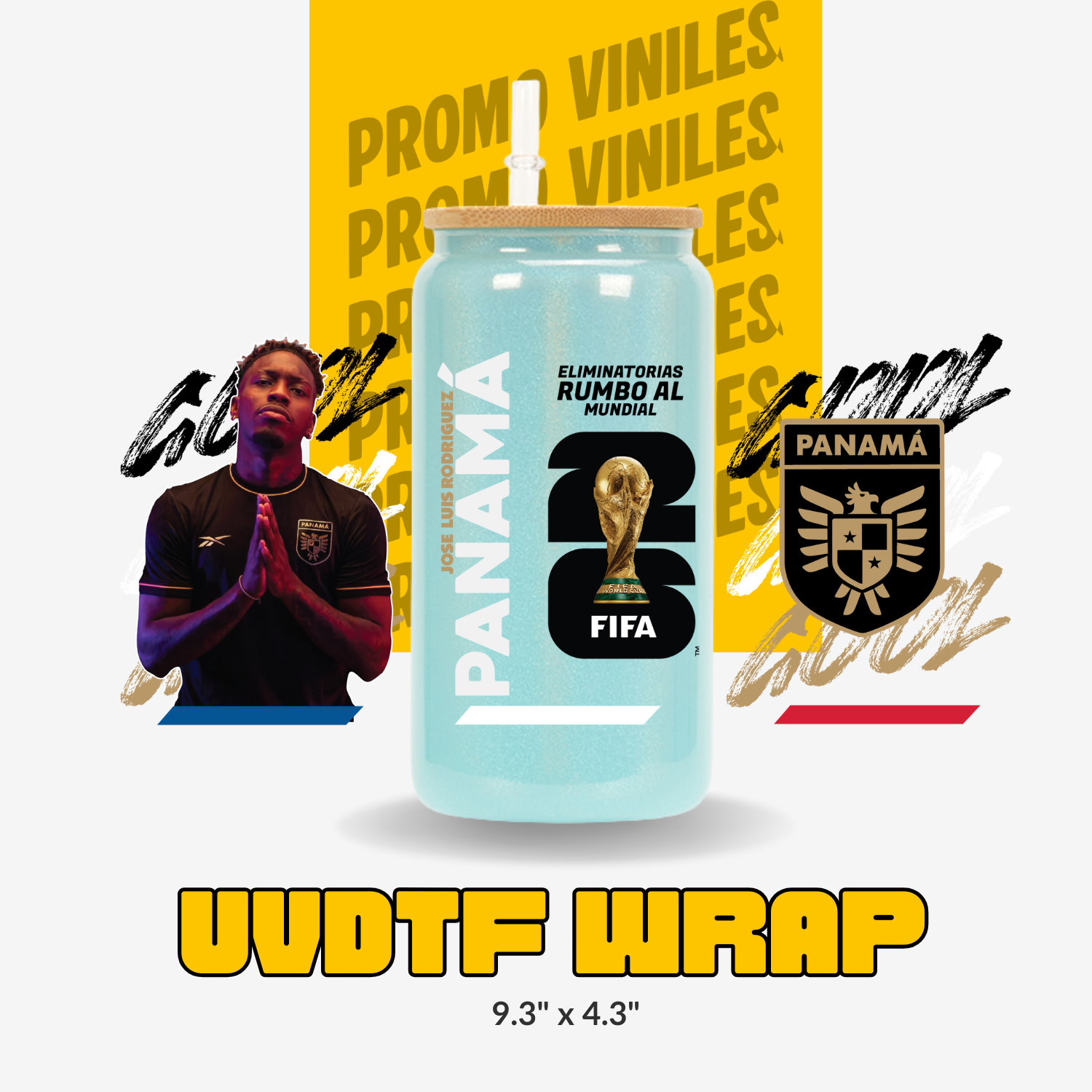 UV DTF Wrap | Rumbo Mundial | JL. Rodriguez