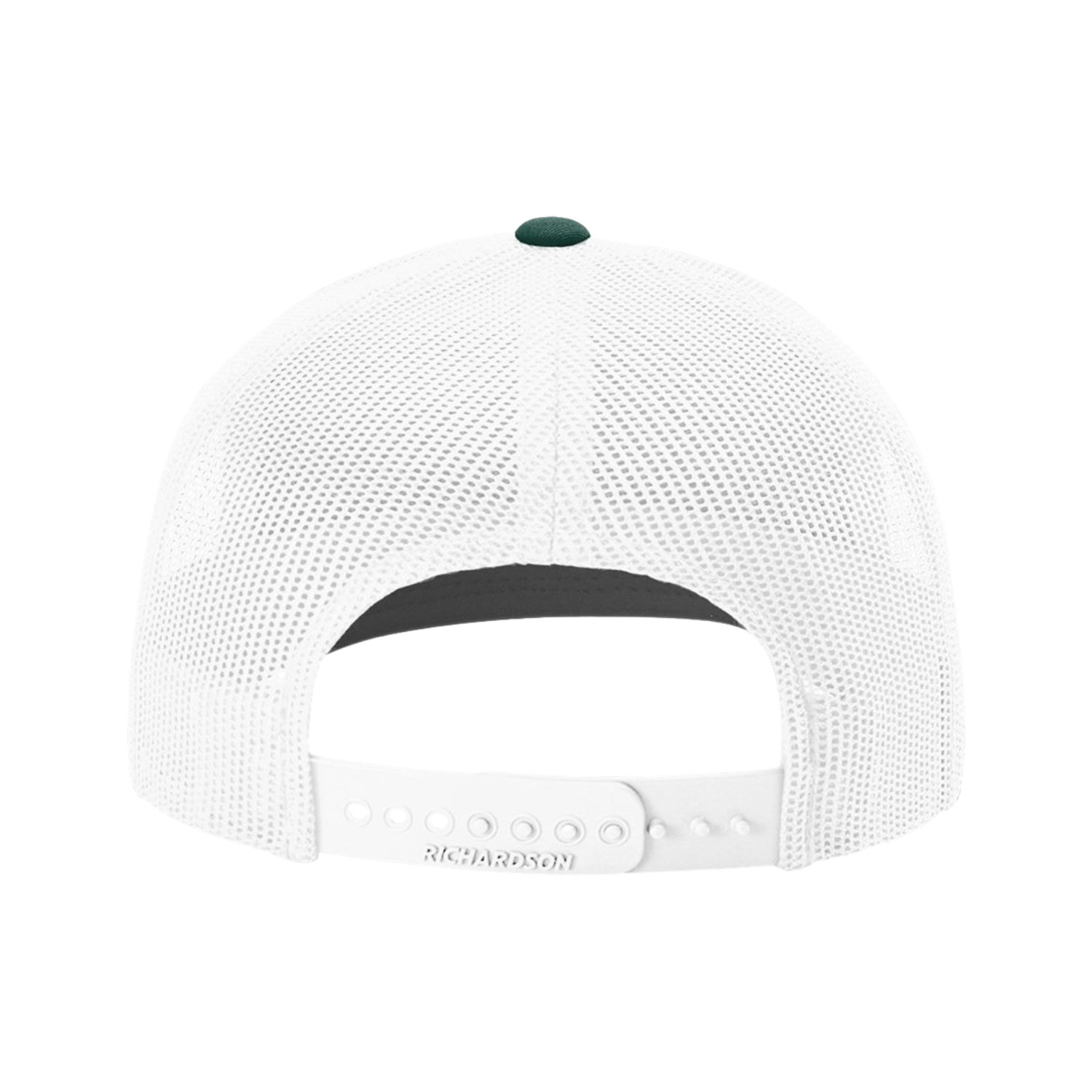 Richardson 112 | Adjustable Snapback Trucker Cap | Dark Green / White