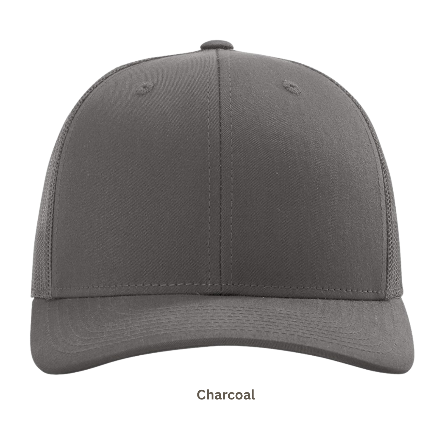 Richardson 112 | Adjustable Snapback Trucker Cap | Charcoal