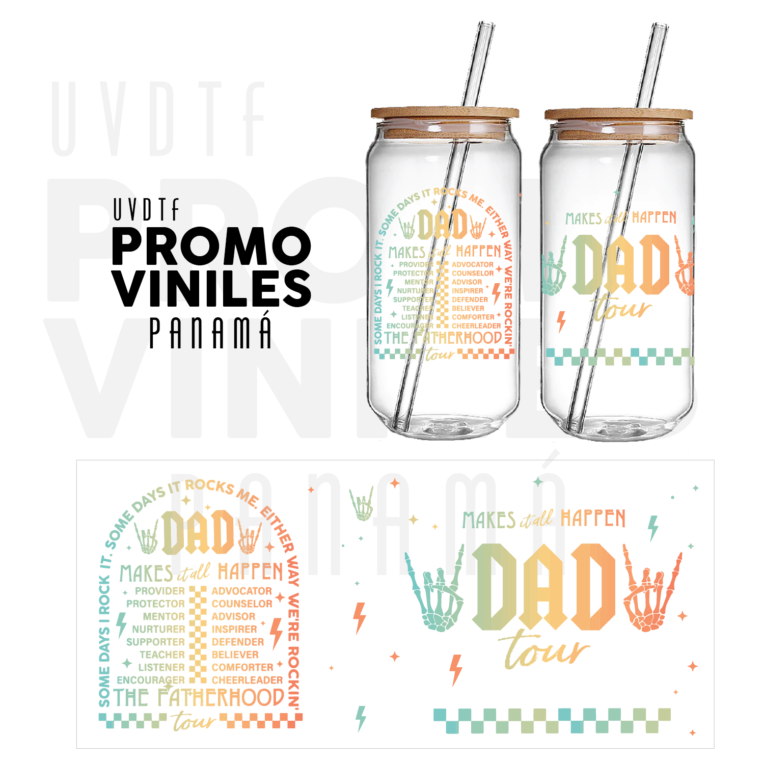 UV DTF Wrap | Dad Tour