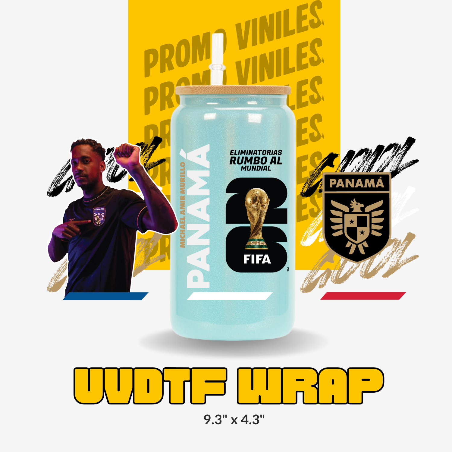 UV DTF Wrap | Rumbo Mundial | M.A. Murillo