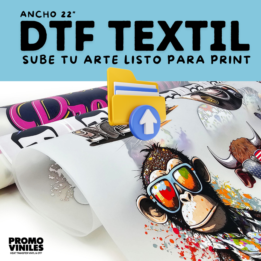 DTF TEXTIL | ENVÍA TUS ARCHIVOS AQUÍ **ENTREGA SÁBADO 6 DE SEPTIEMBRE DESDE 1PM**
