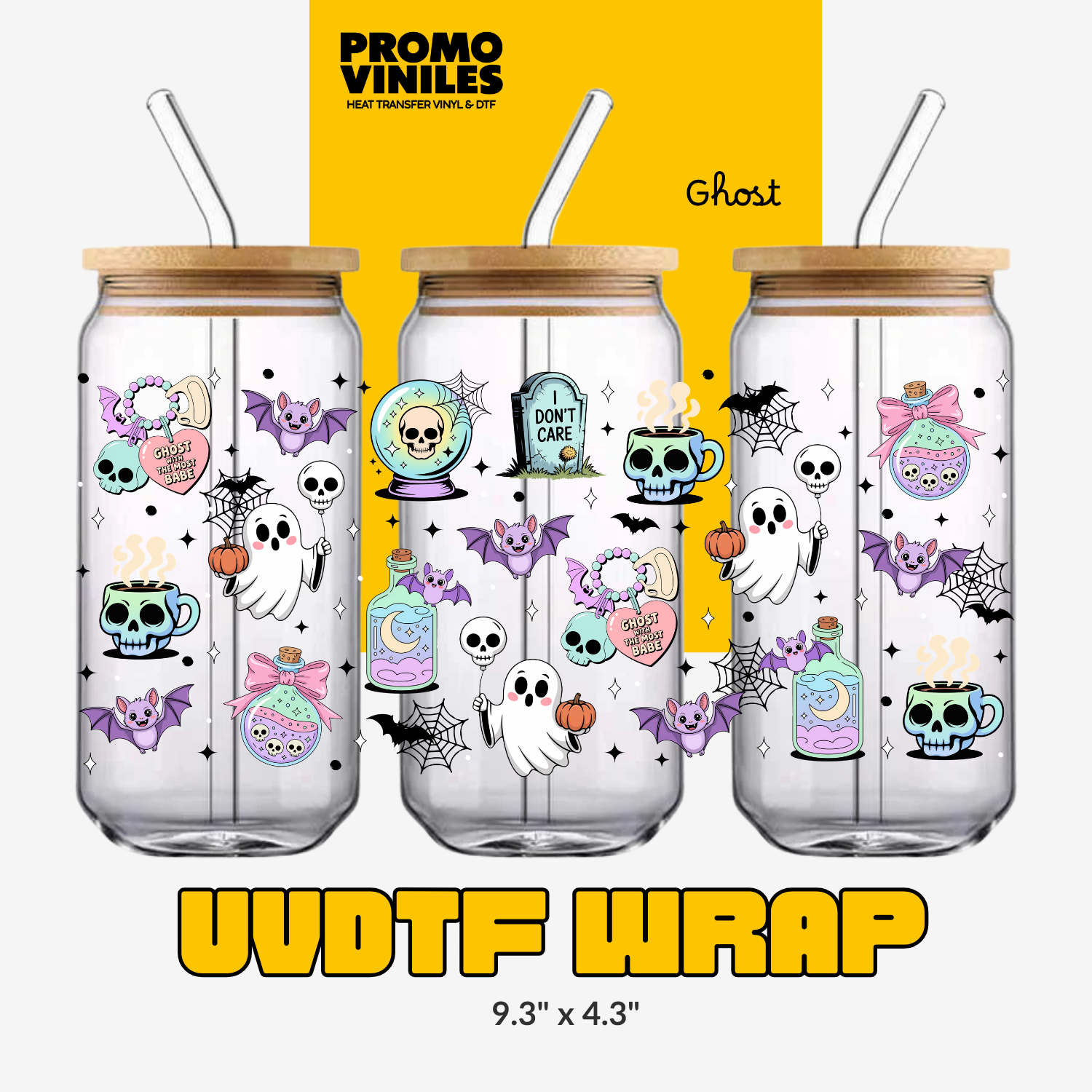 UV DTF Wrap | Ghost
