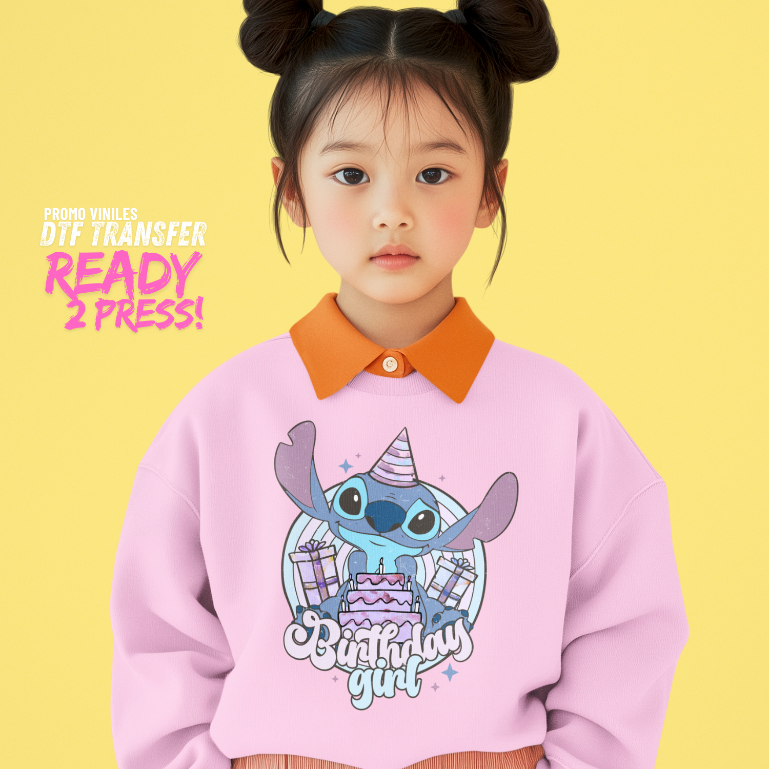 Promo Viniles Panamá - DTF Transfers | Birthday Girl - Promo Viniles Panamá