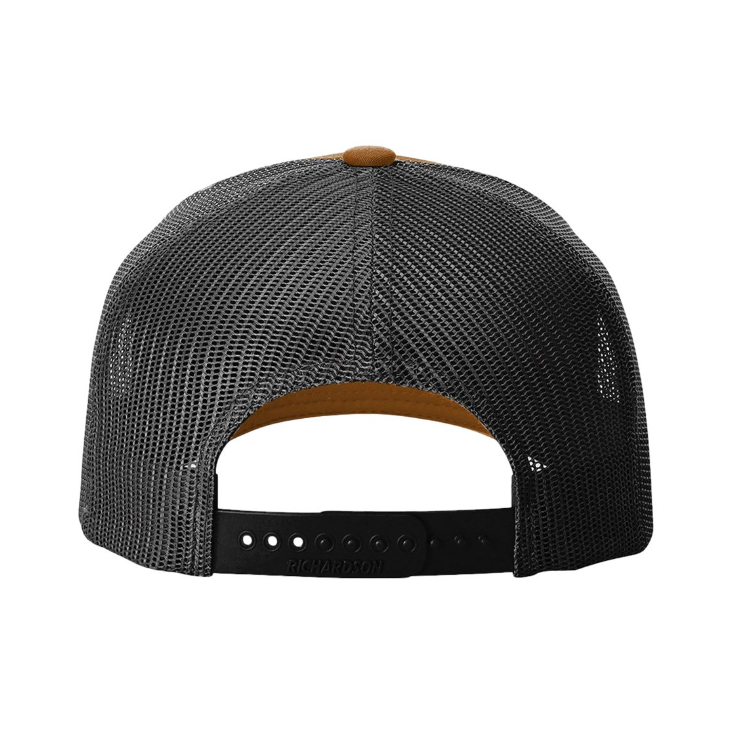 Richardson 112FPR | Five Panel Trucker with Rope Cap | Caramel/ Black