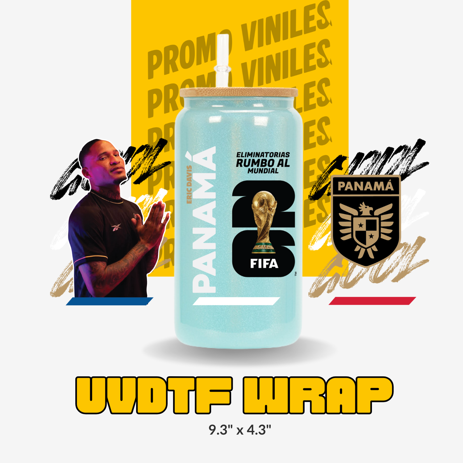 UV DTF Wrap | Rumbo Mundial | E. Davis