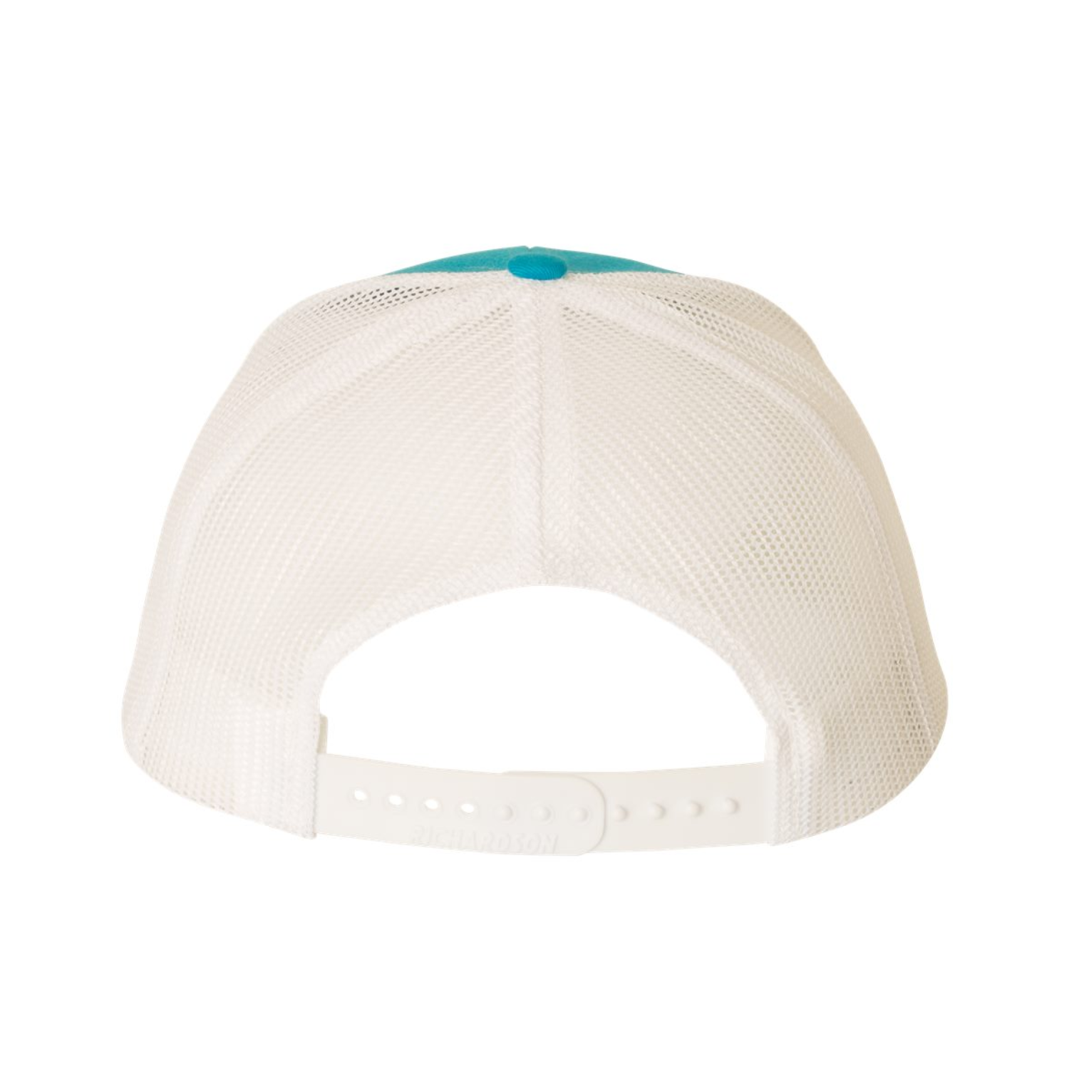 Richardson 112 | Adjustable Snapback Trucker Cap | Cyan/ White