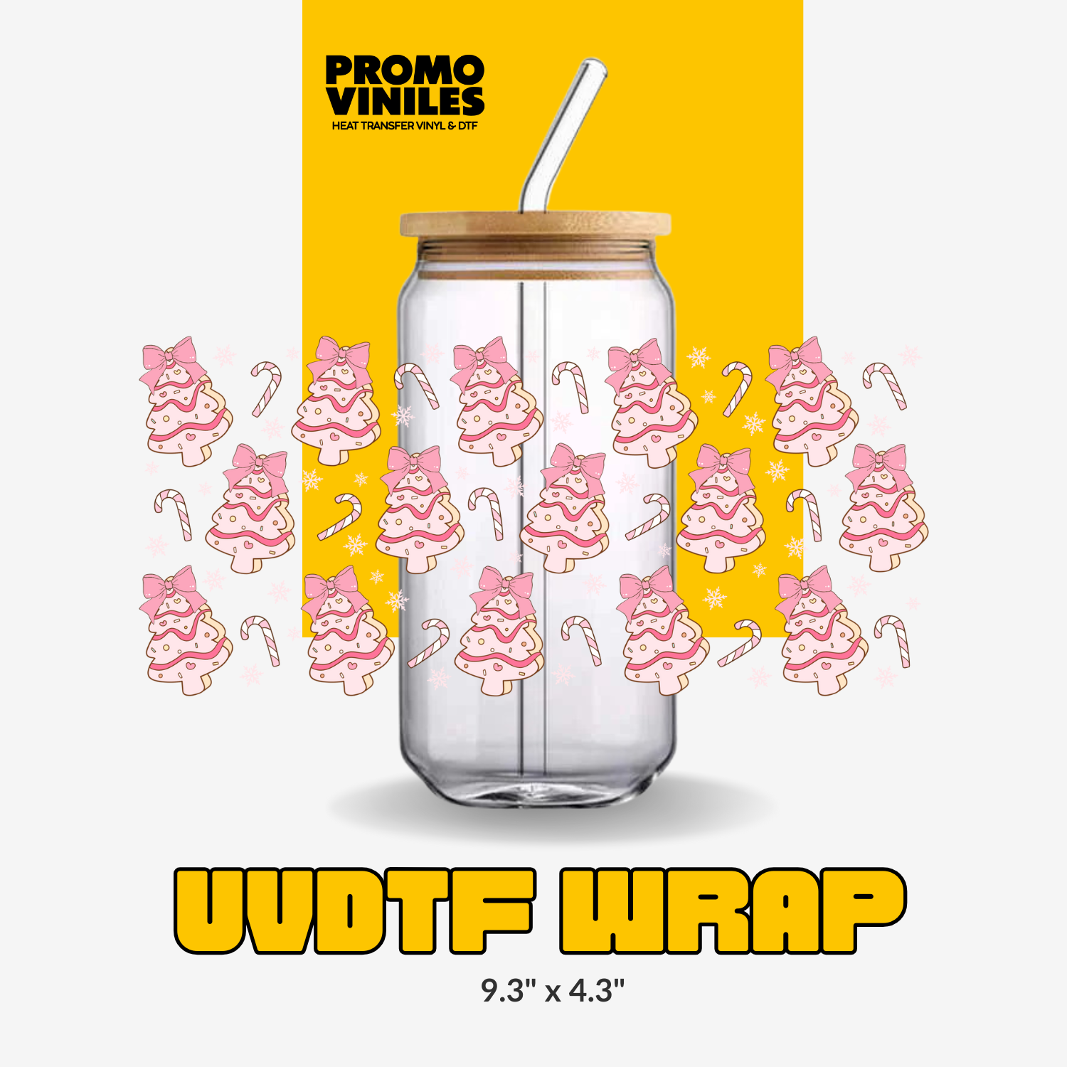 UV DTF Wrap | Pink Cookies