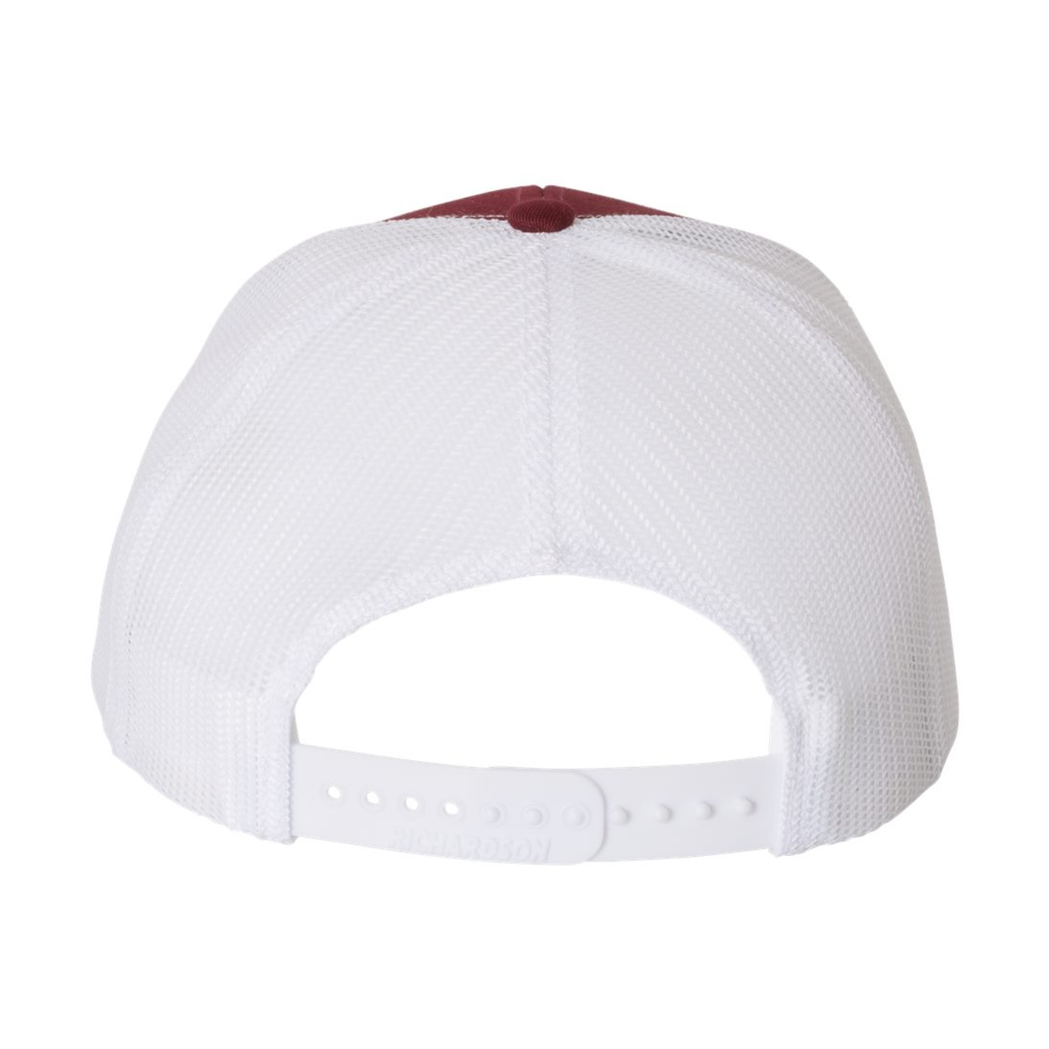 Richardson 112 | Adjustable Snapback Trucker Cap | Cardinal/ White