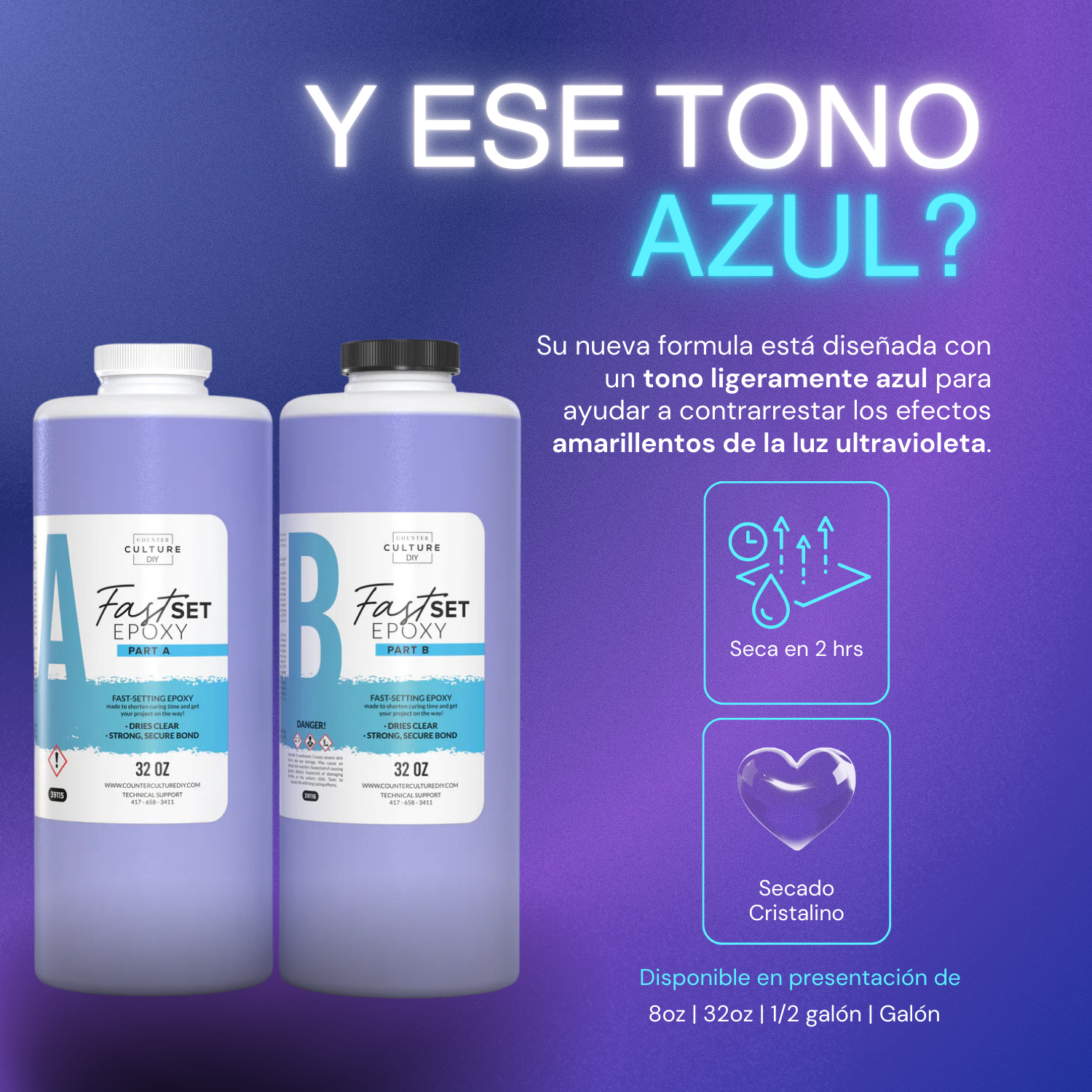 Resina | Fast Set | Kit de 8oz