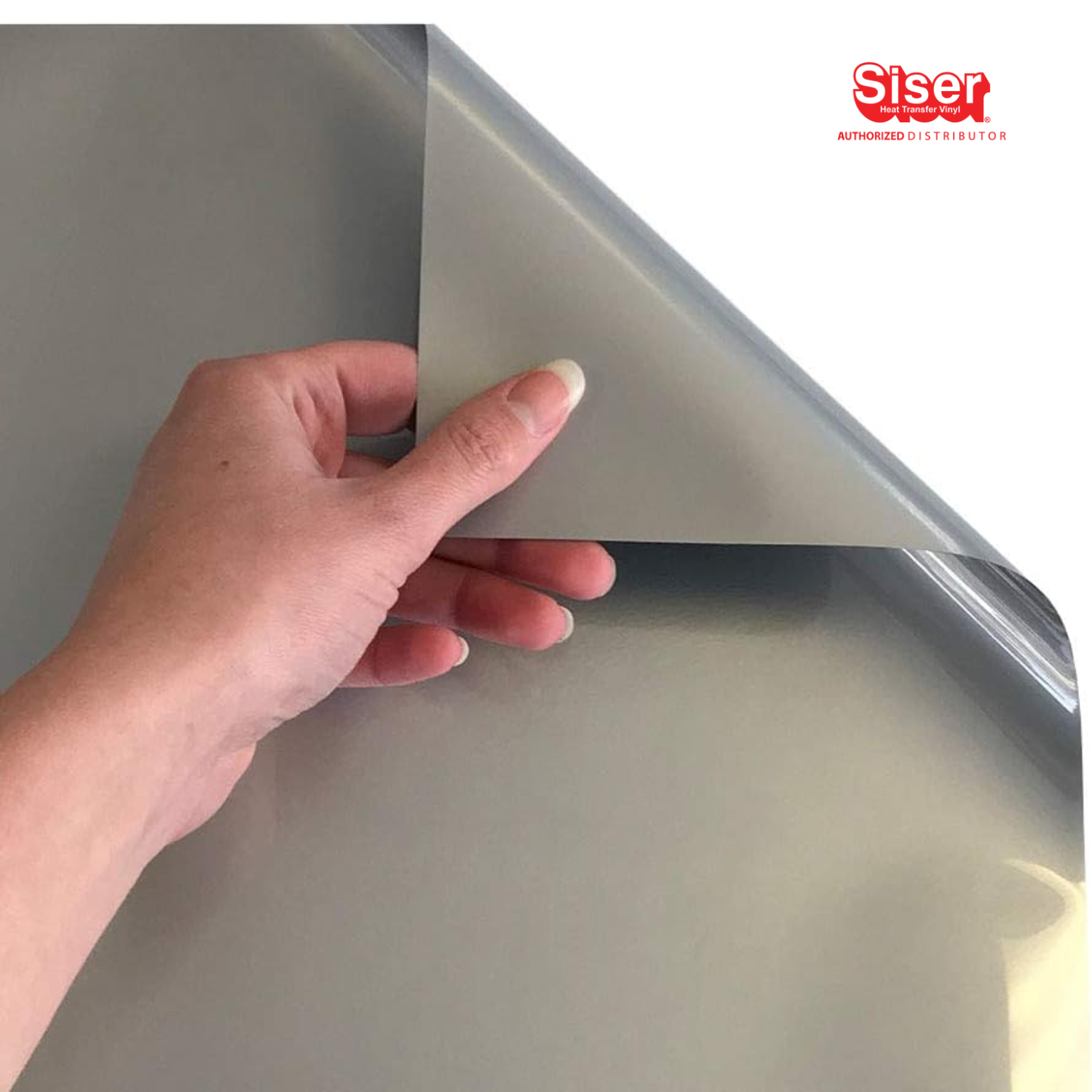 Siser EasyWeed Vinil Textil Térmico | Silver | Ancho 12" (11.8)