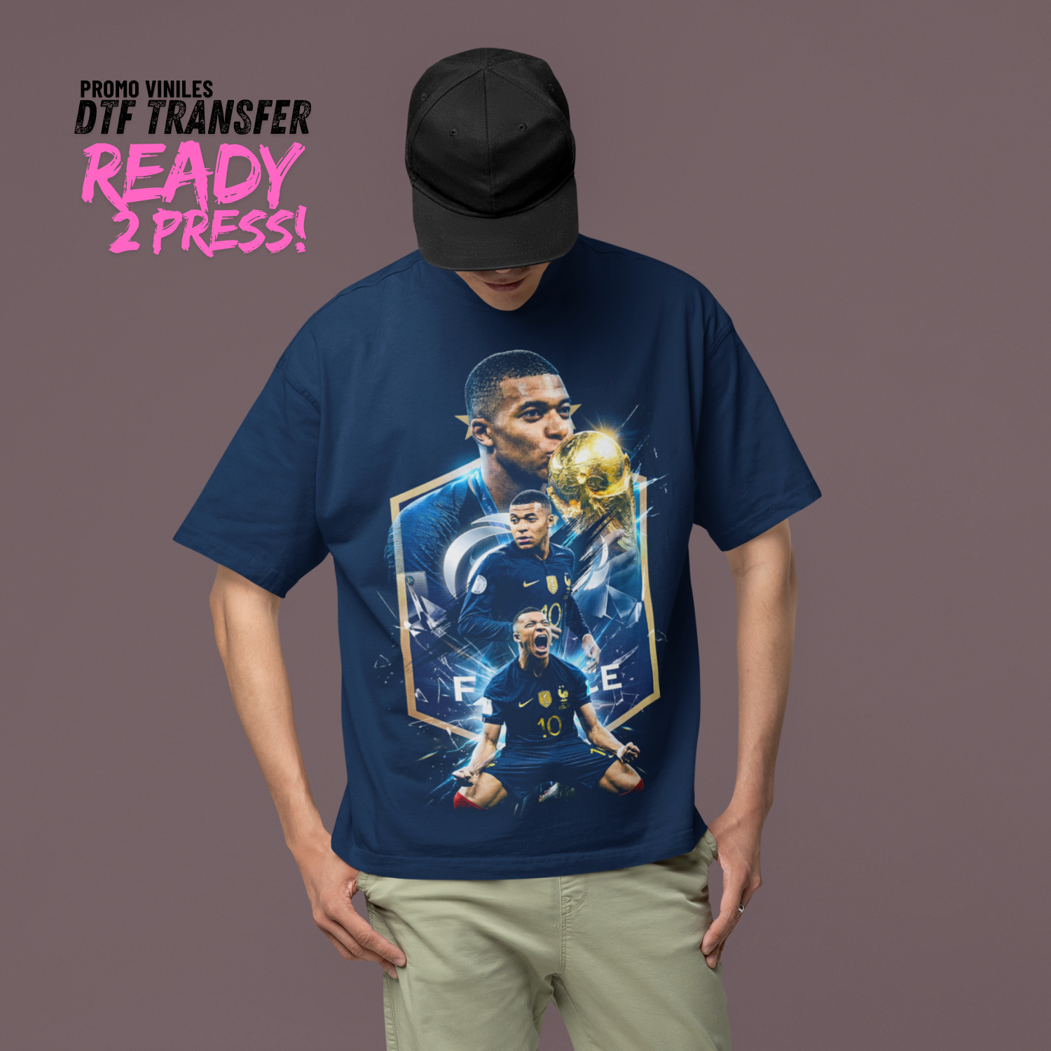Mbappé | 12x22" | Semitono