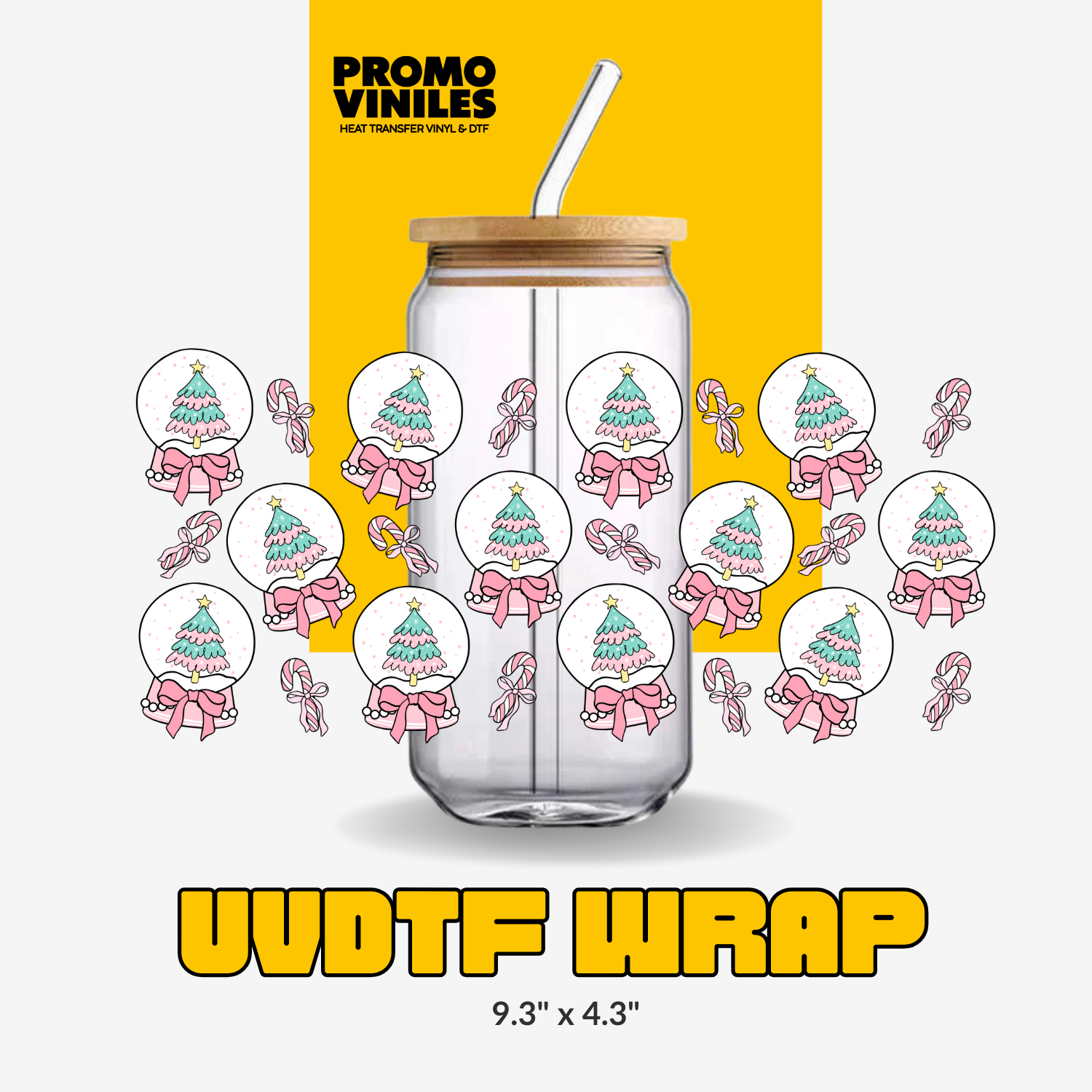 Promo Viniles Panamá - UV DTF Wrap | Snowglobes - Promo Viniles Panamá