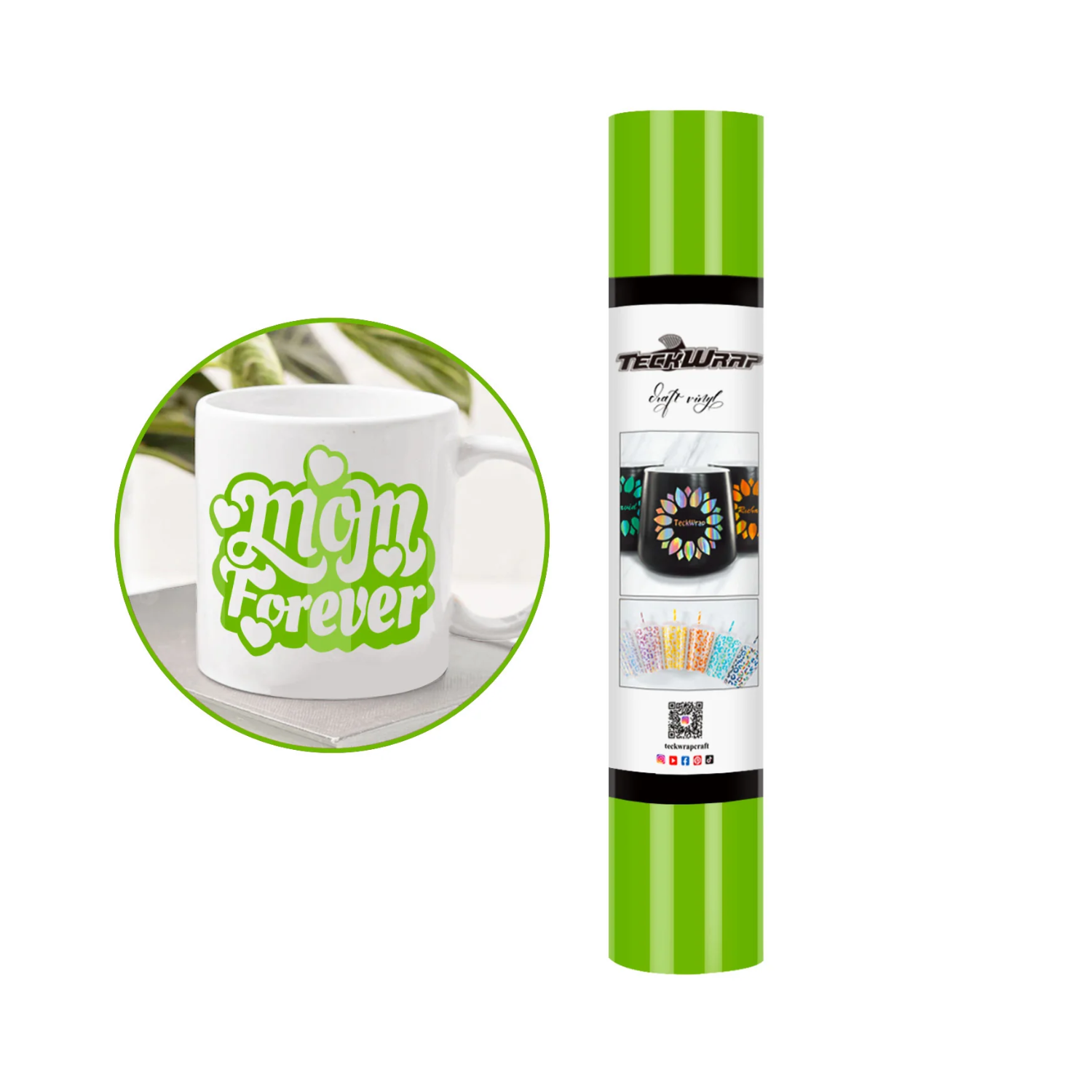 Vinil Adhesivo | Permanente | 001G Apple Green | Ancho 12"