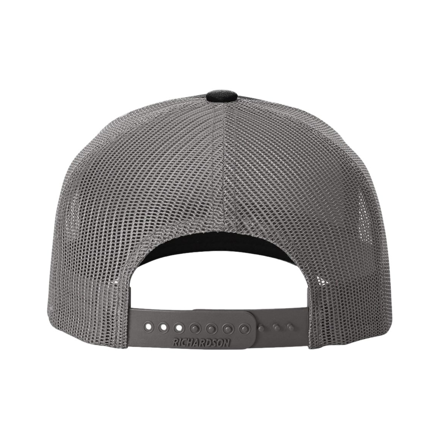 Richardson 112FPR | Five Panel Trucker with Rope Cap | Black/ Charcoal