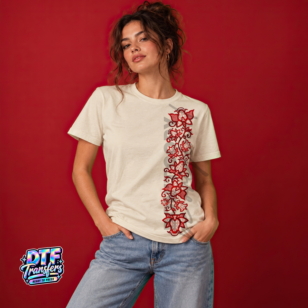 DTF Transfers | Flores de Pollera
