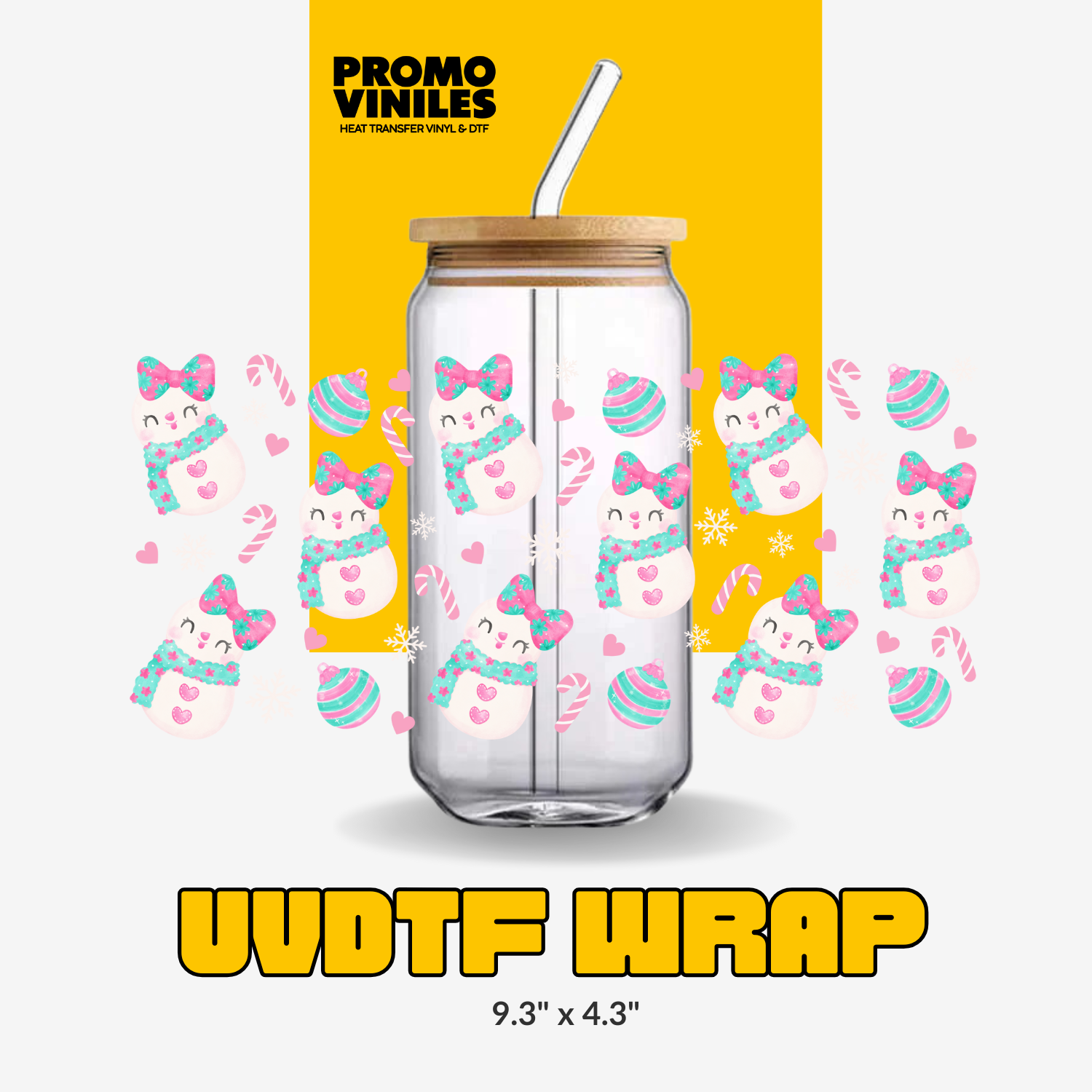 UV DTF Wrap | SnowGirl