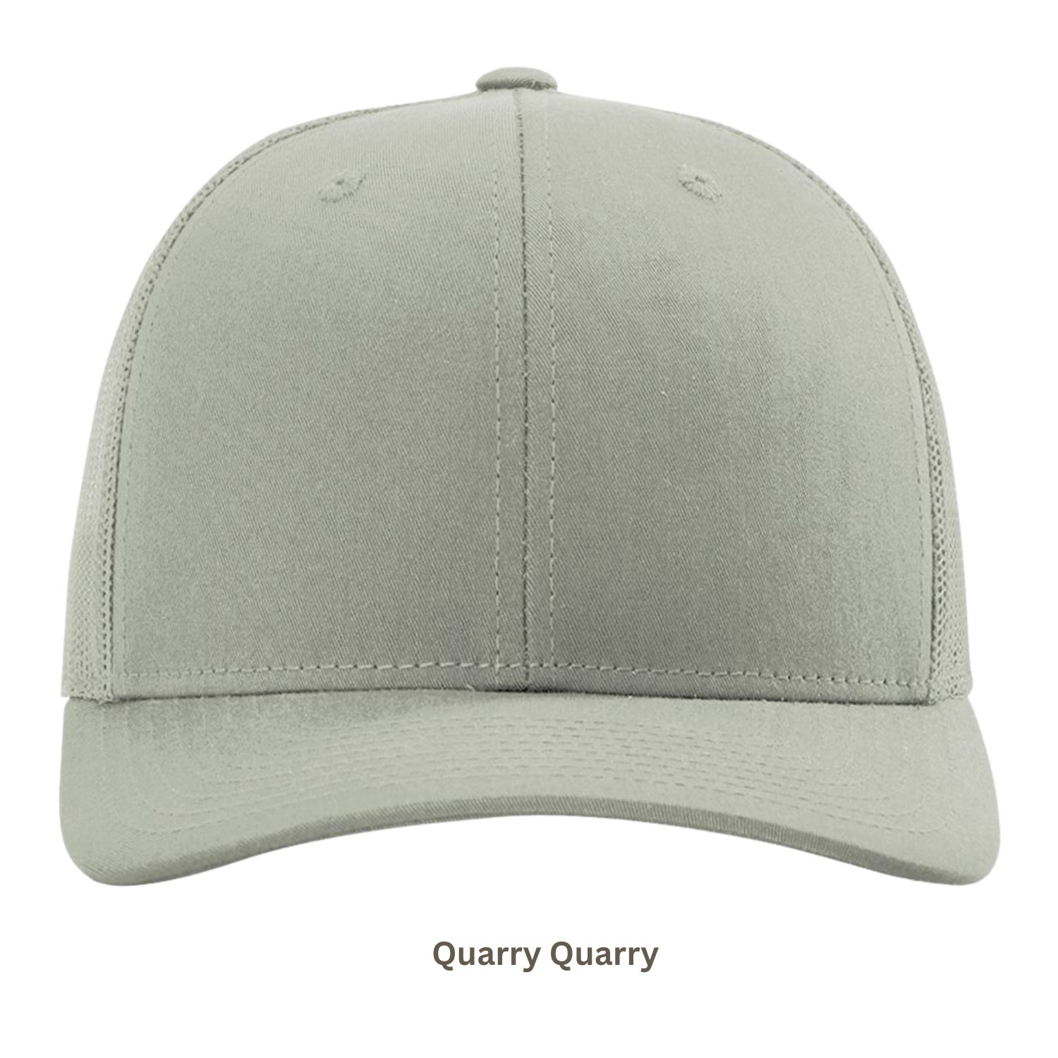 Richardson 112 | Adjustable Snapback Trucker Cap | Quarry Quarry