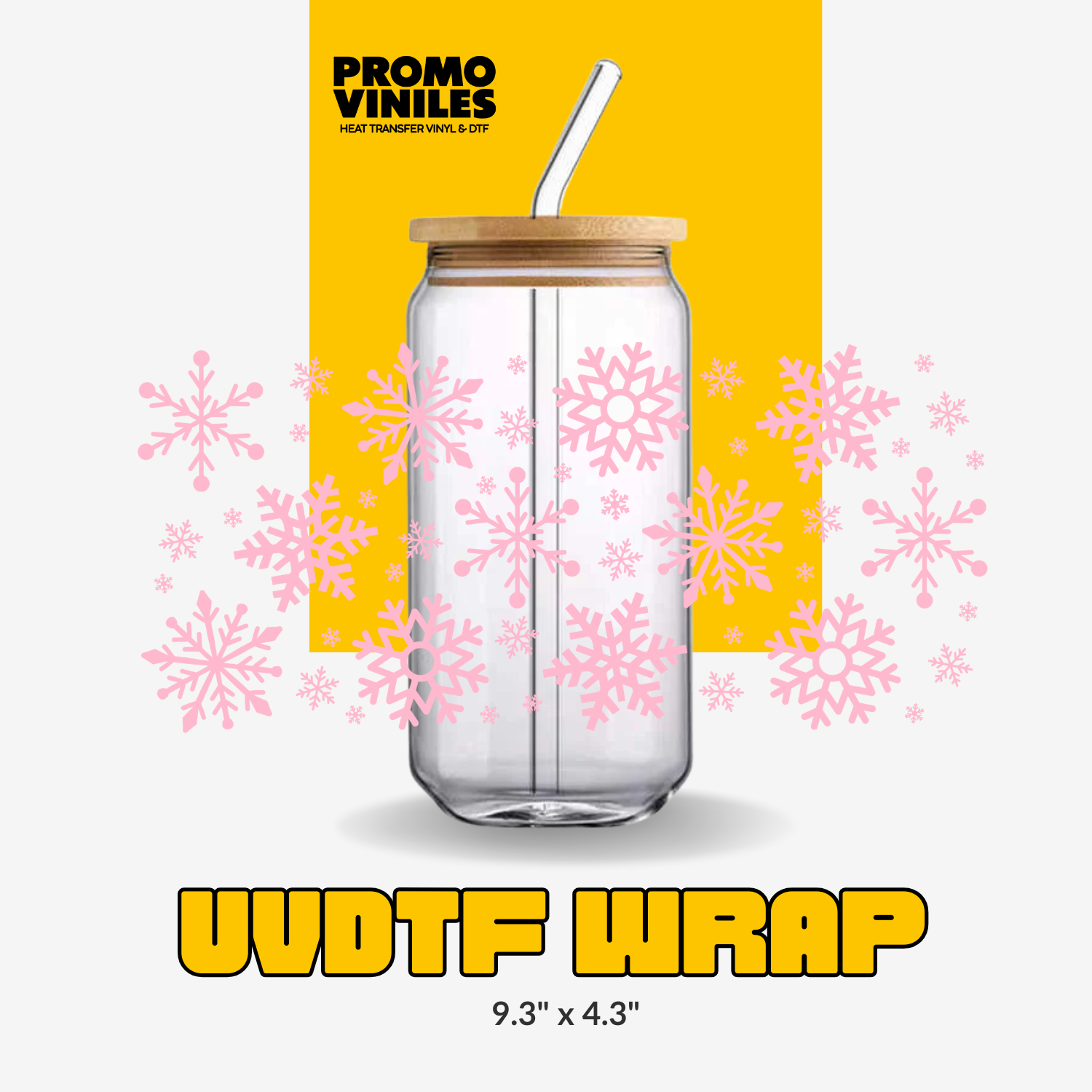 Promo Viniles Panamá - UV DTF Wrap | Pink Flakes - Promo Viniles Panamá